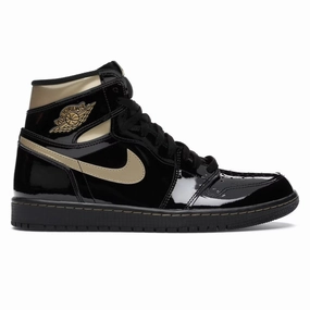 Air Jordan Retro 1 High Black Metallic Gold 2020