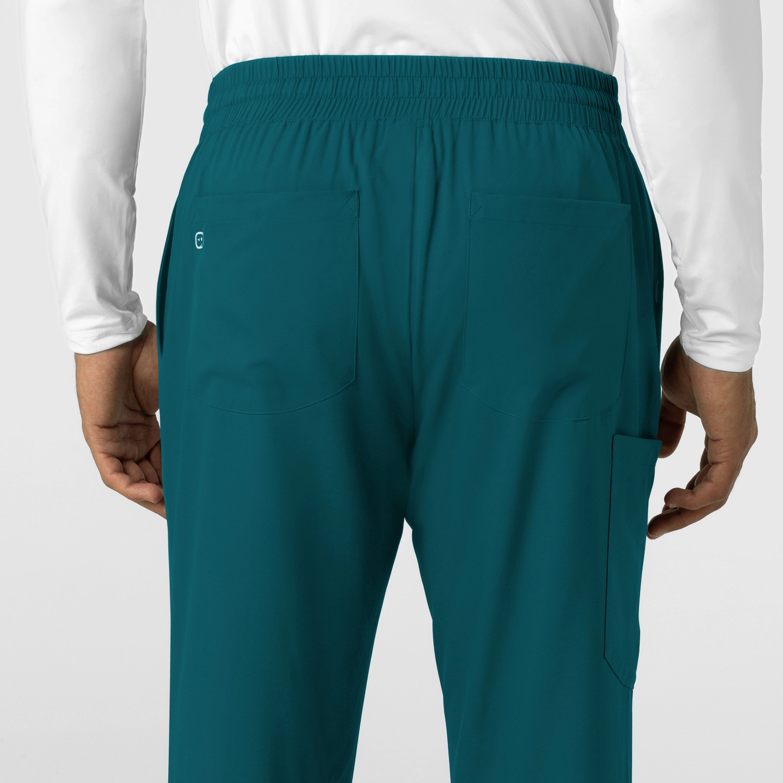 Boundless Men's Straight Leg Scrub Pant - Caribbean