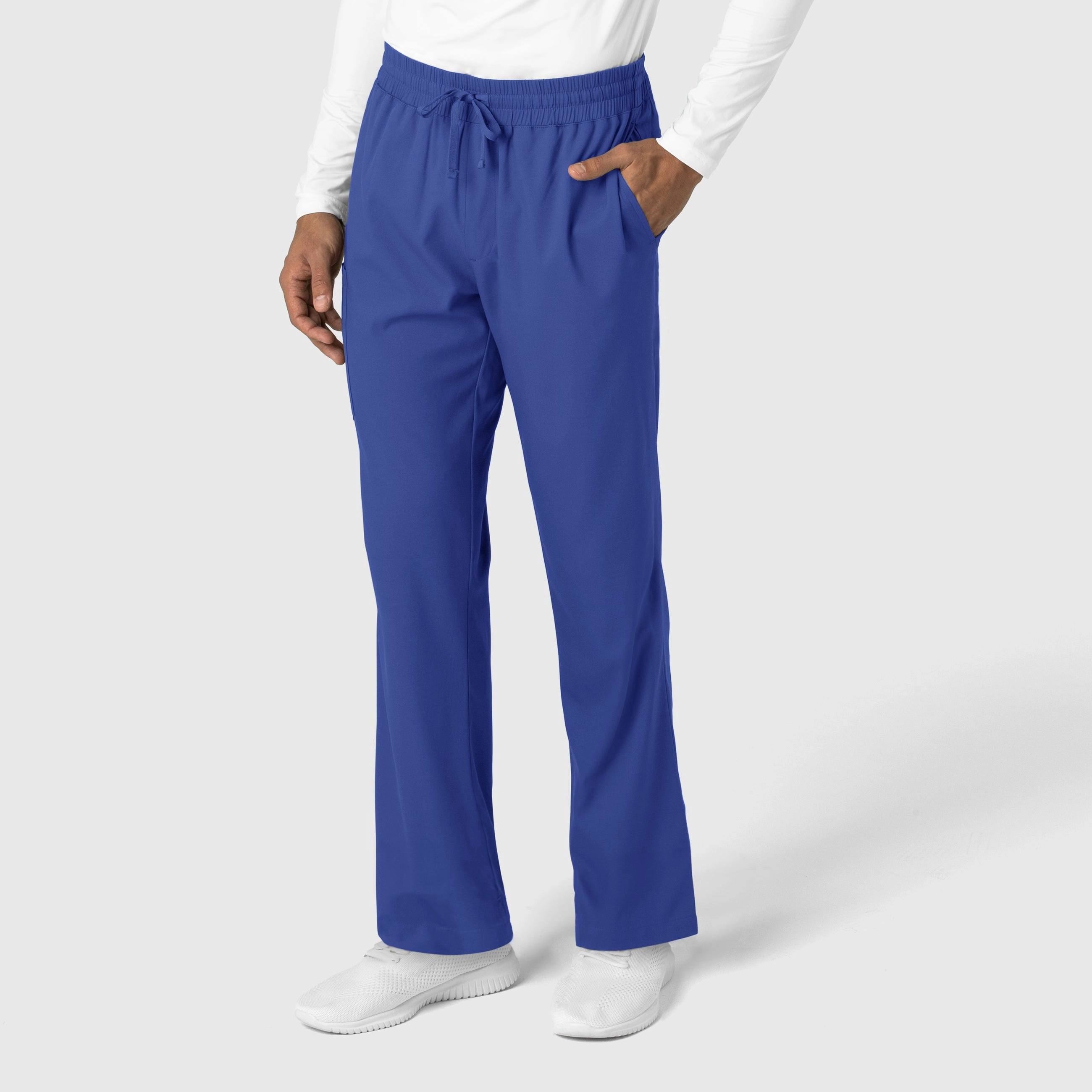 Boundless Men's Straight Leg Scrub Pant - Galaxy Blue