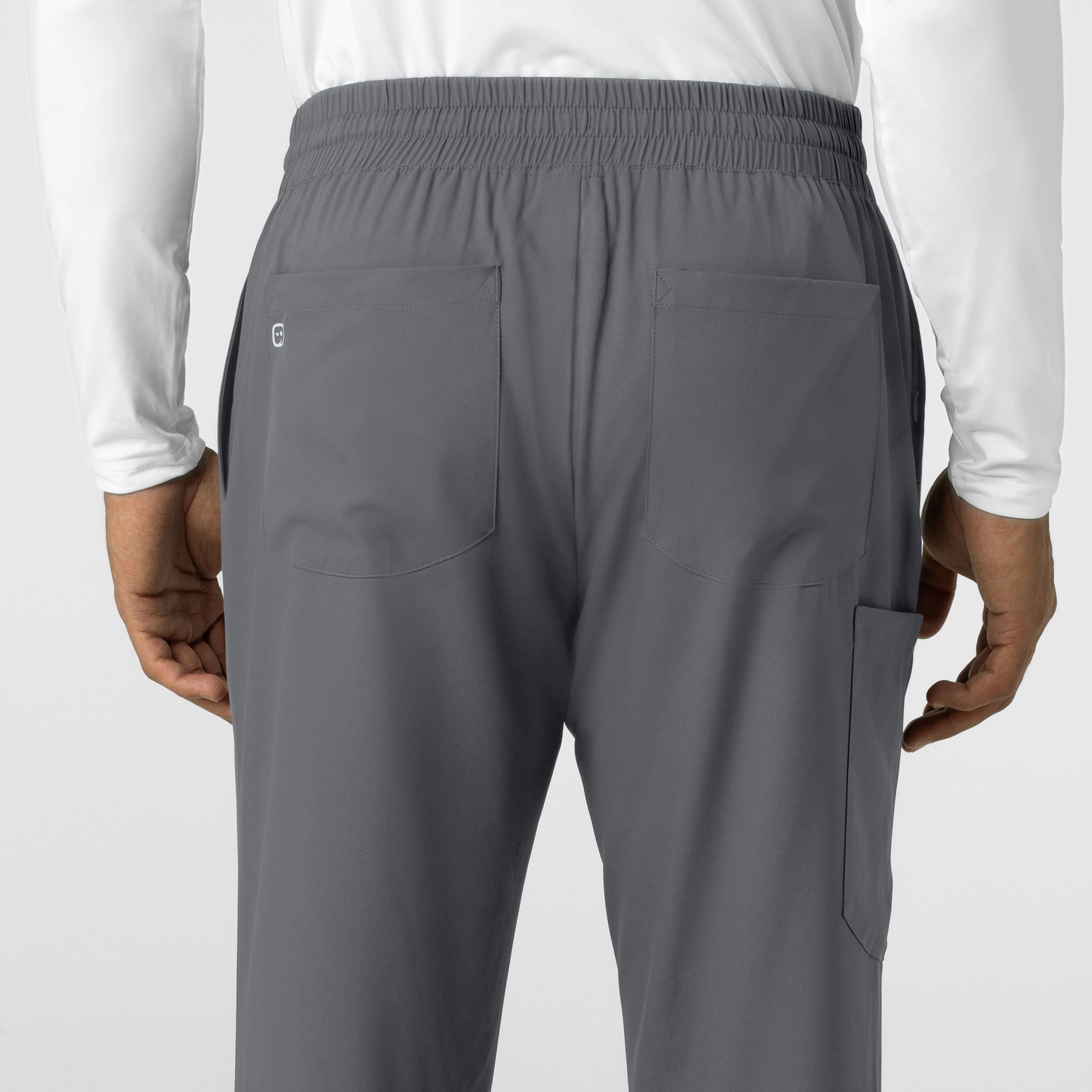 Boundless Men's Straight Leg Scrub Pant - Pewter