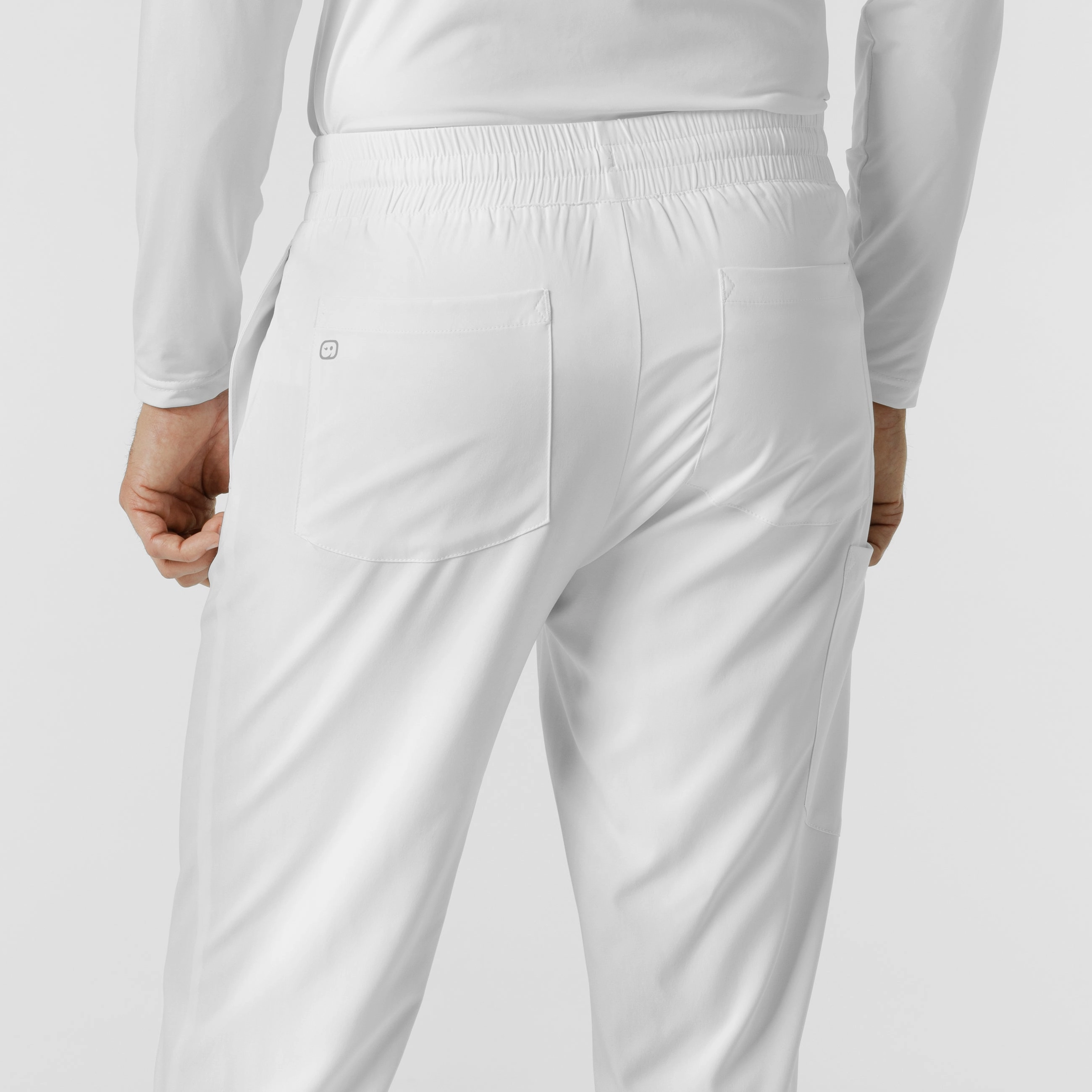 Boundless Men's Straight Leg Scrub Pant - White