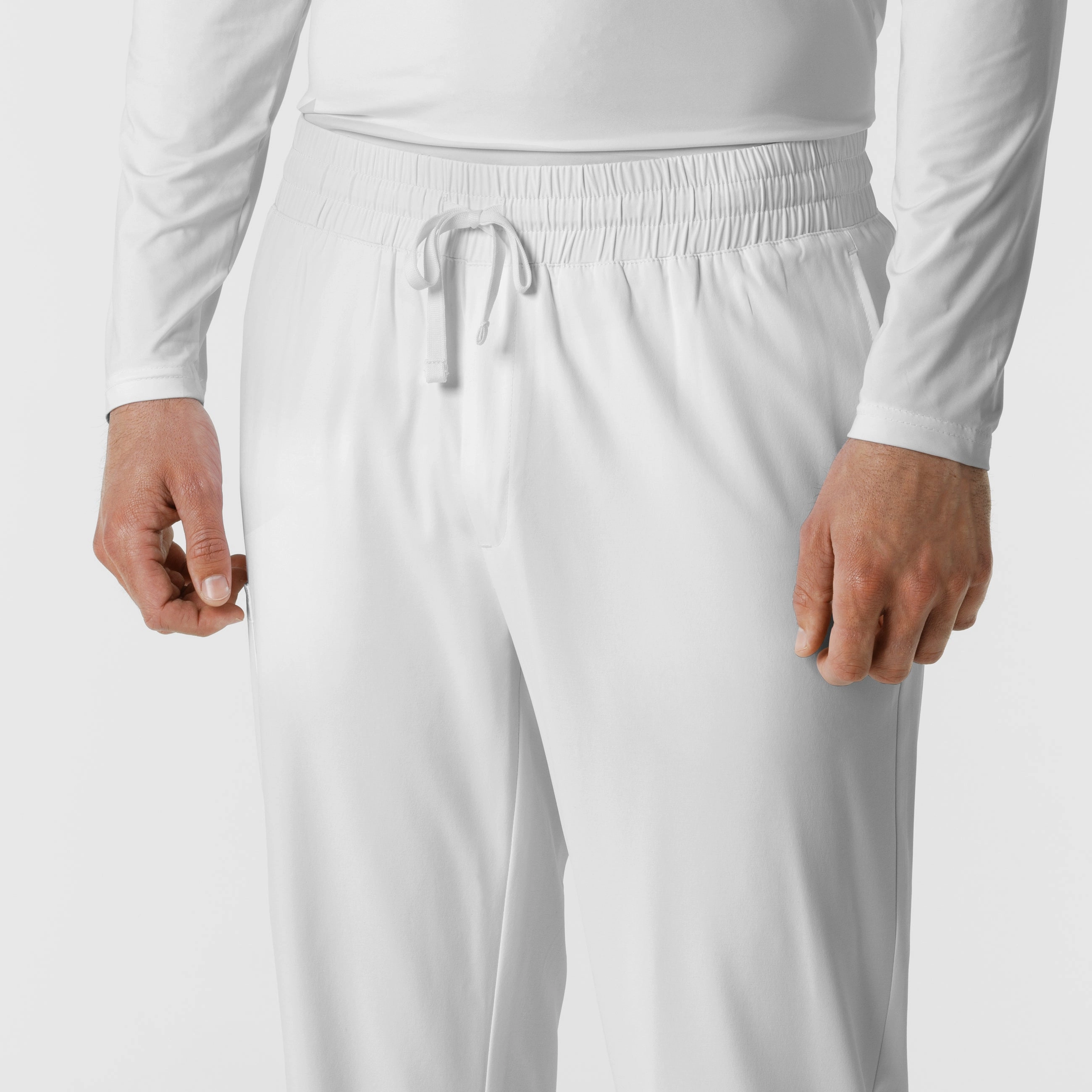 Boundless Men's Straight Leg Scrub Pant - White