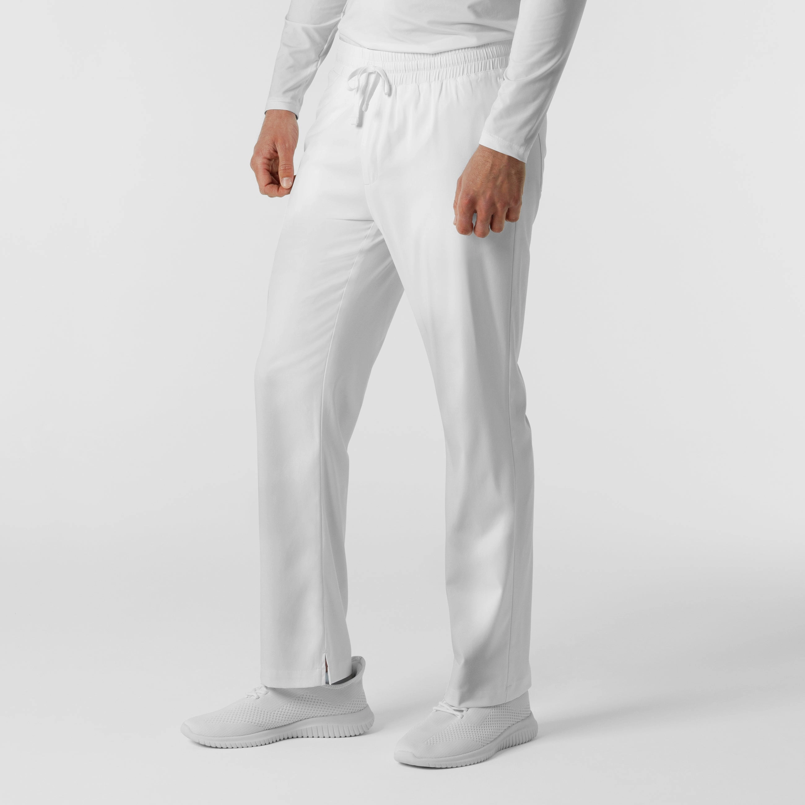 Boundless Men's Straight Leg Scrub Pant - White