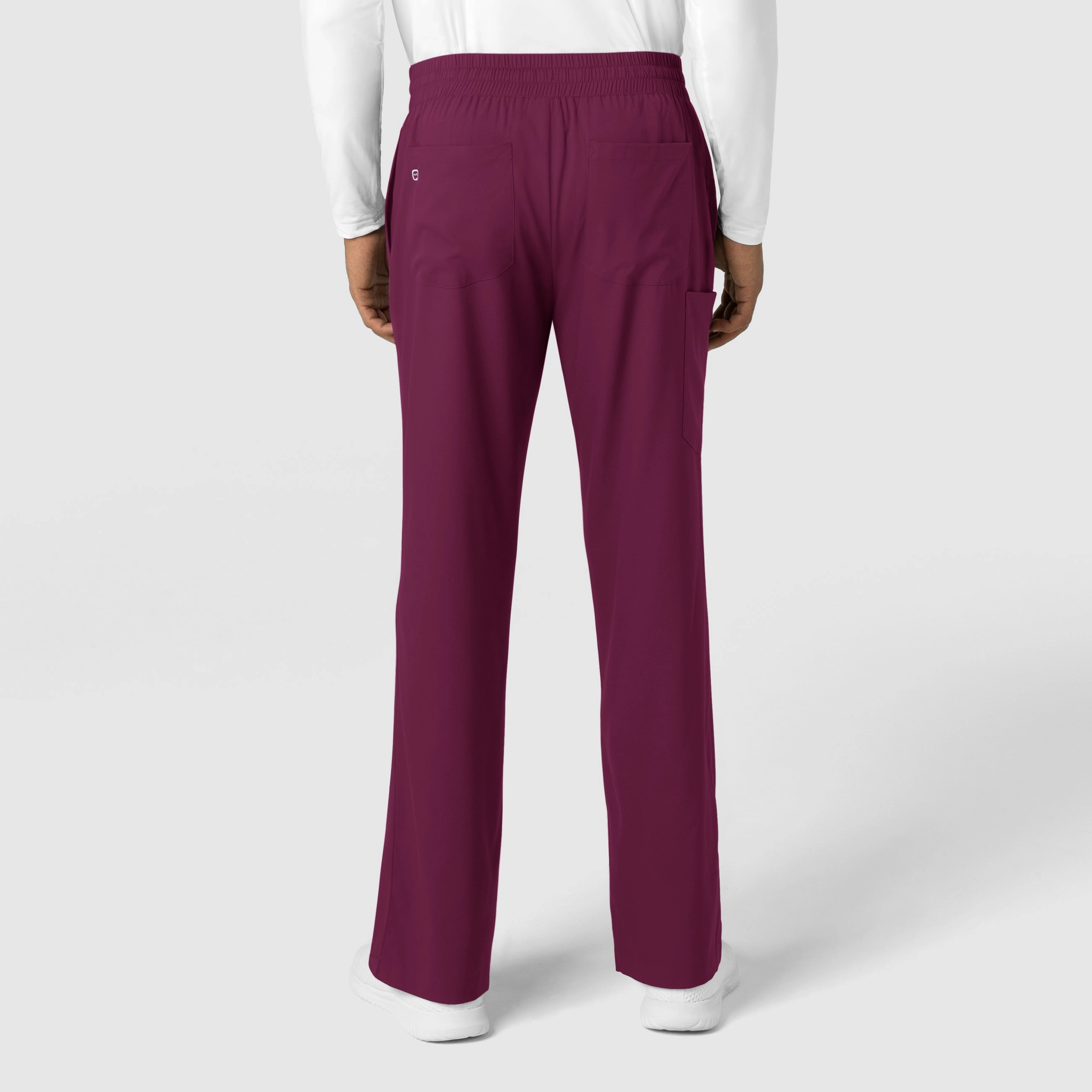 Boundless Men's Straight Leg Scrub Pant - Wine