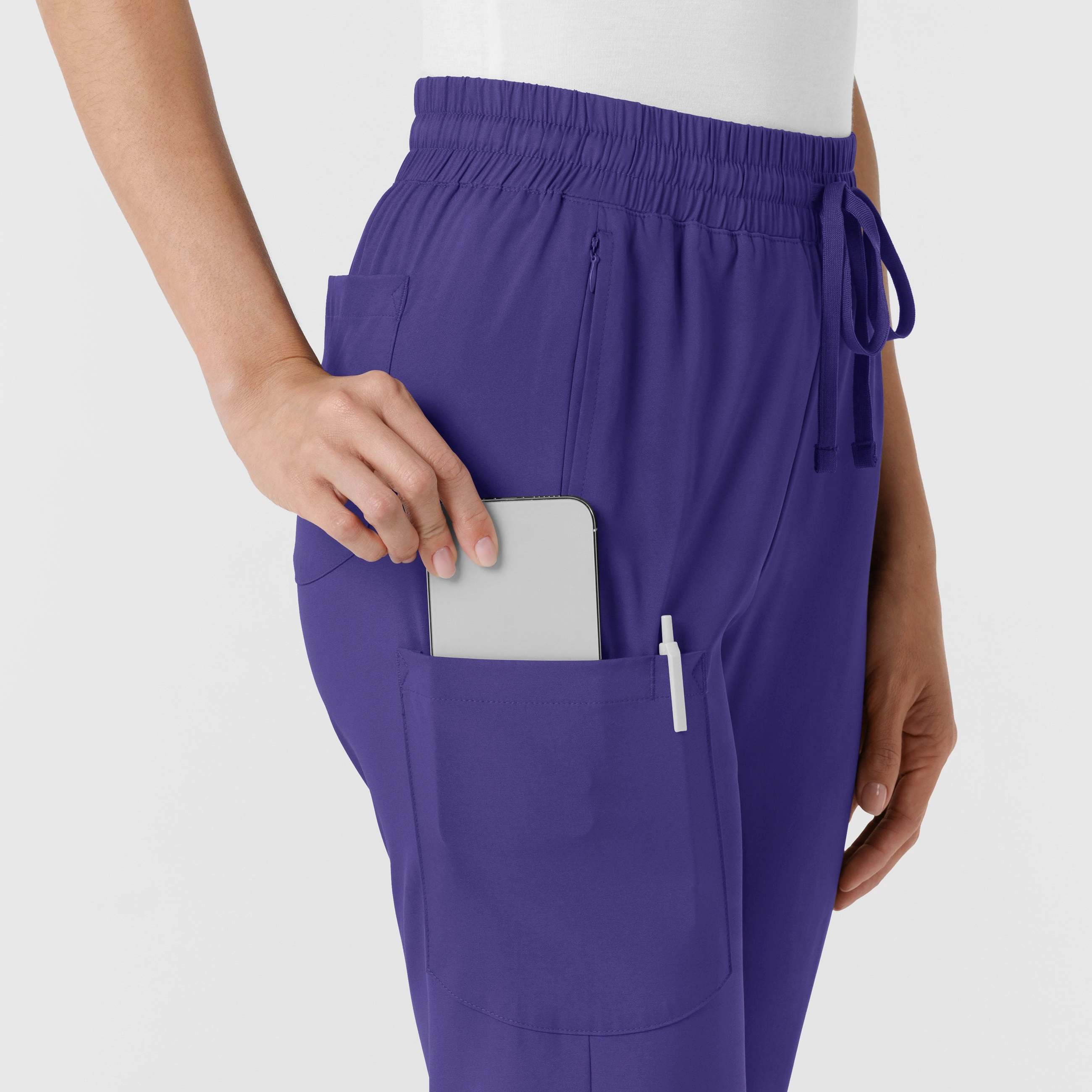Boundless Women's Bootcut Scrub Pant - Grape