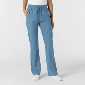Boundless Women's Bootcut Scrub Pant - Pacific Blue