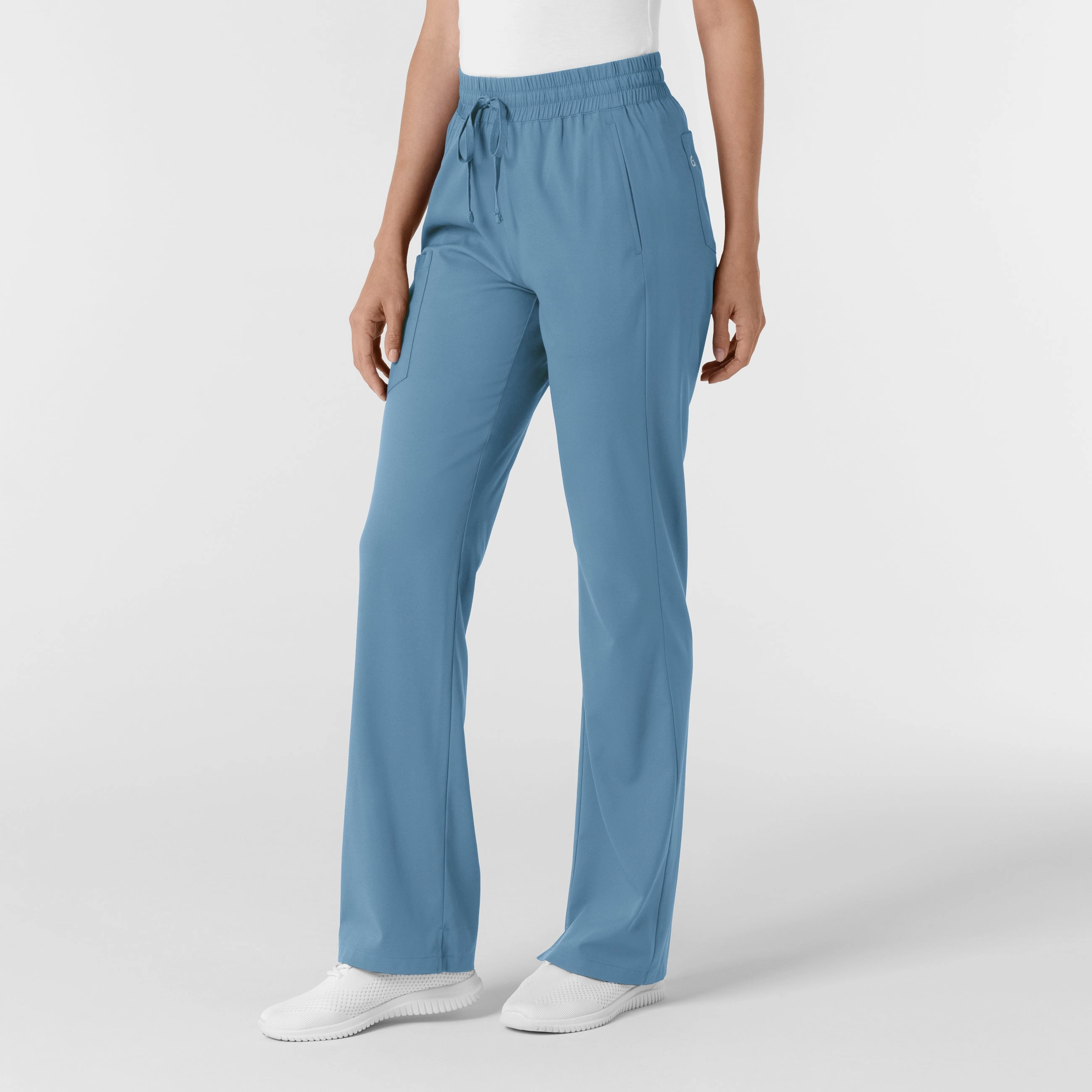 Boundless Women's Bootcut Scrub Pant - Pacific Blue