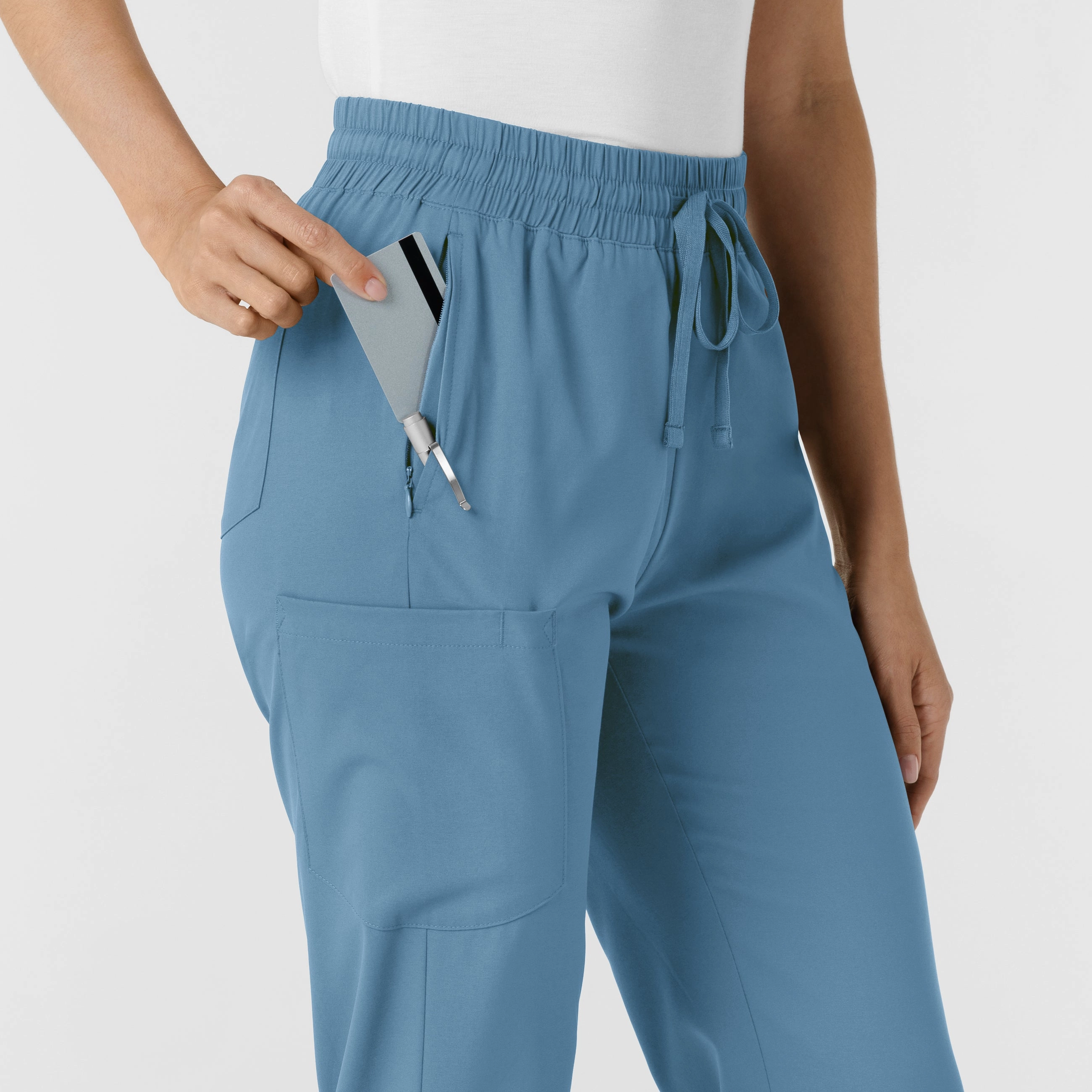 Boundless Women's Bootcut Scrub Pant - Pacific Blue