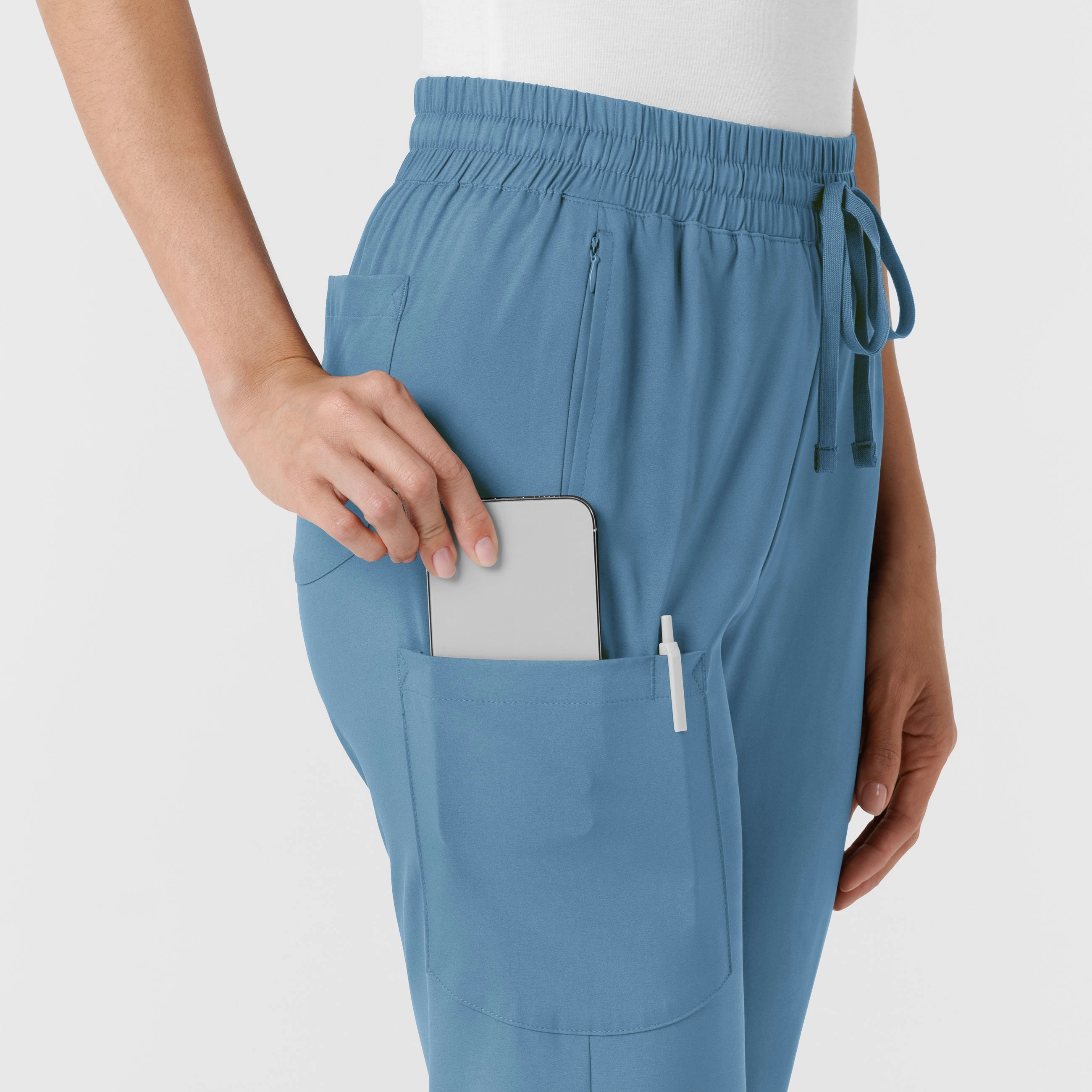 Boundless Women's Bootcut Scrub Pant - Pacific Blue