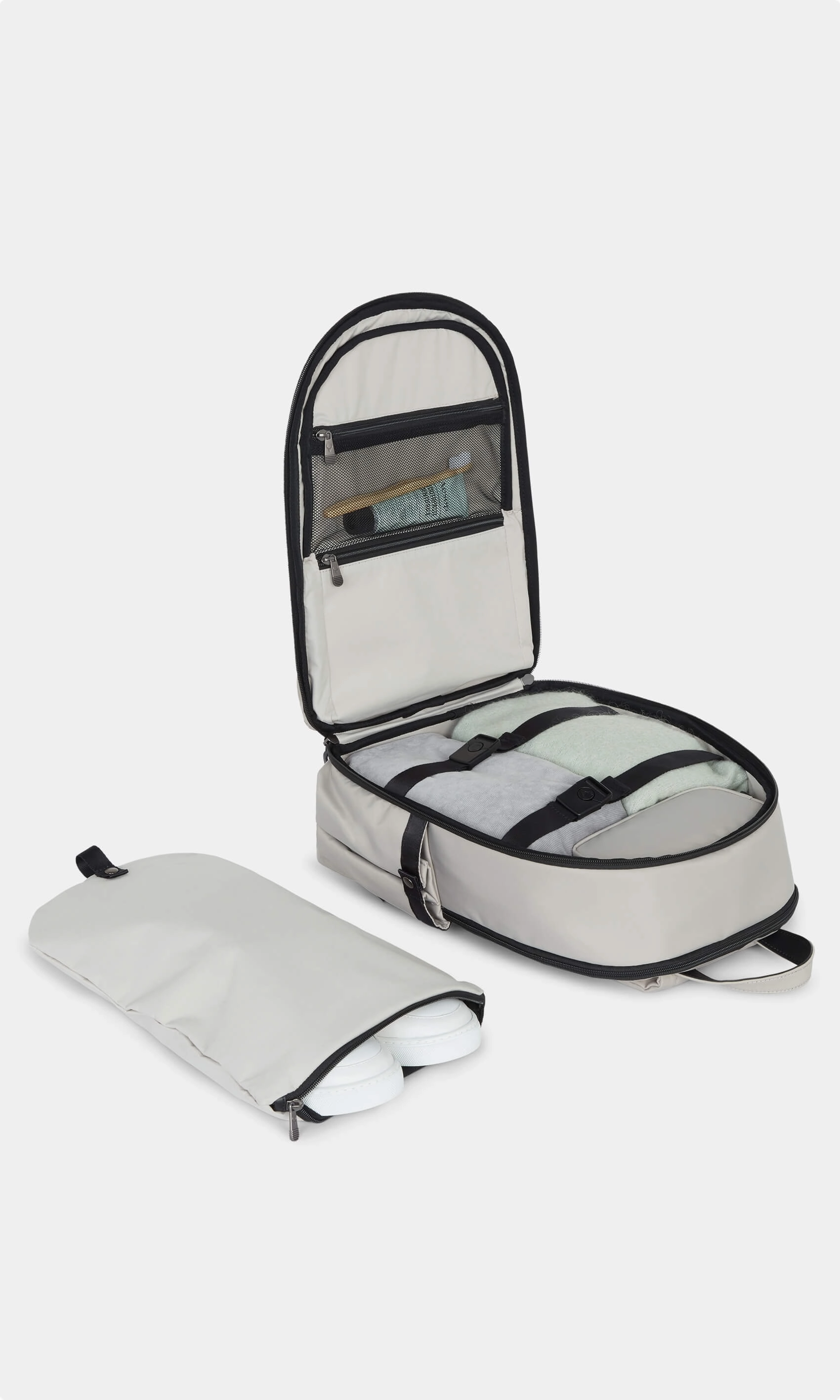 Chelsea Backpack in Taupe