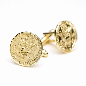 Cufflinks - Supreme Court Seal Gold Plated