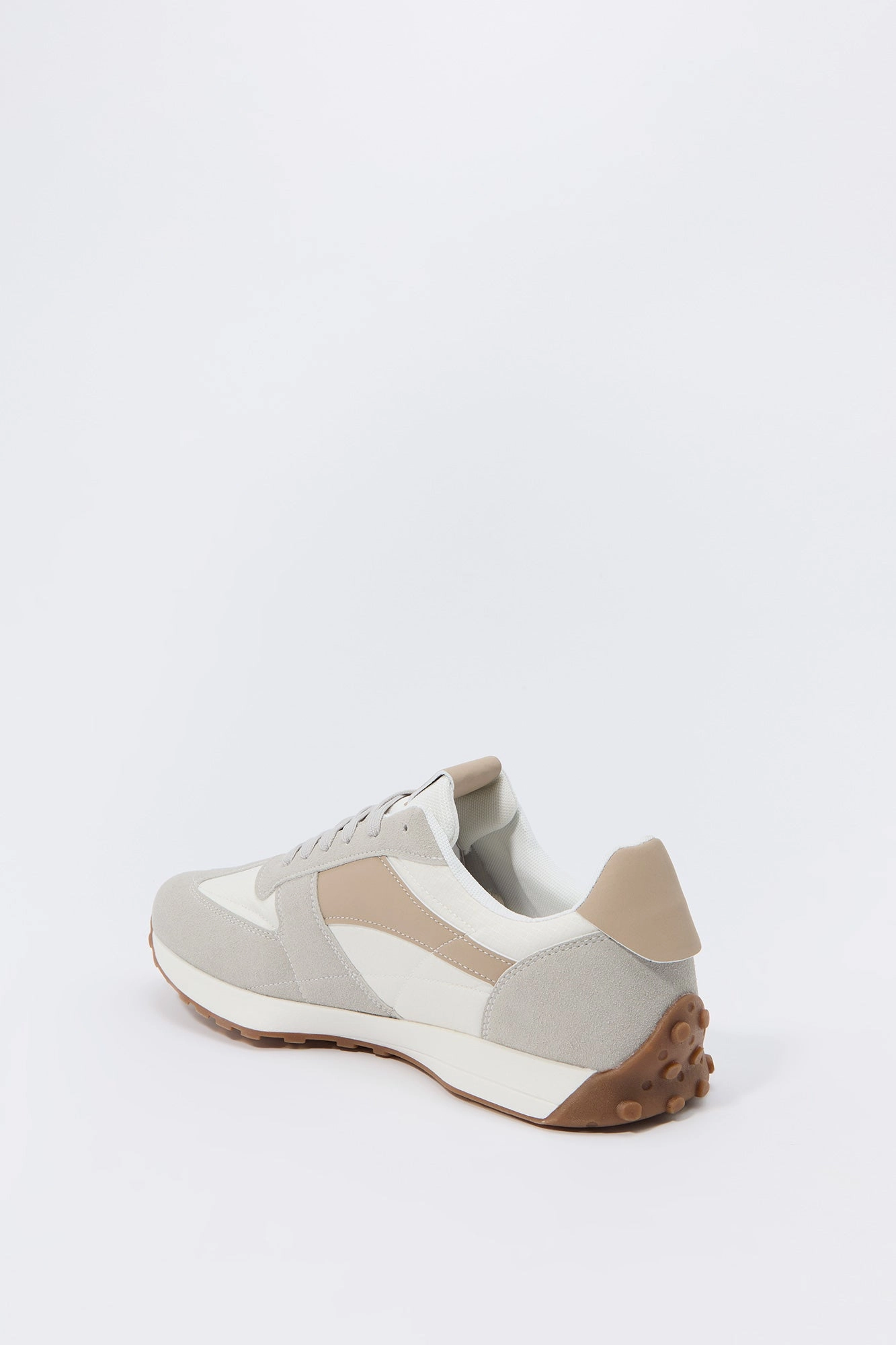 Espadrilles en similisuède avec blocs de couleurs