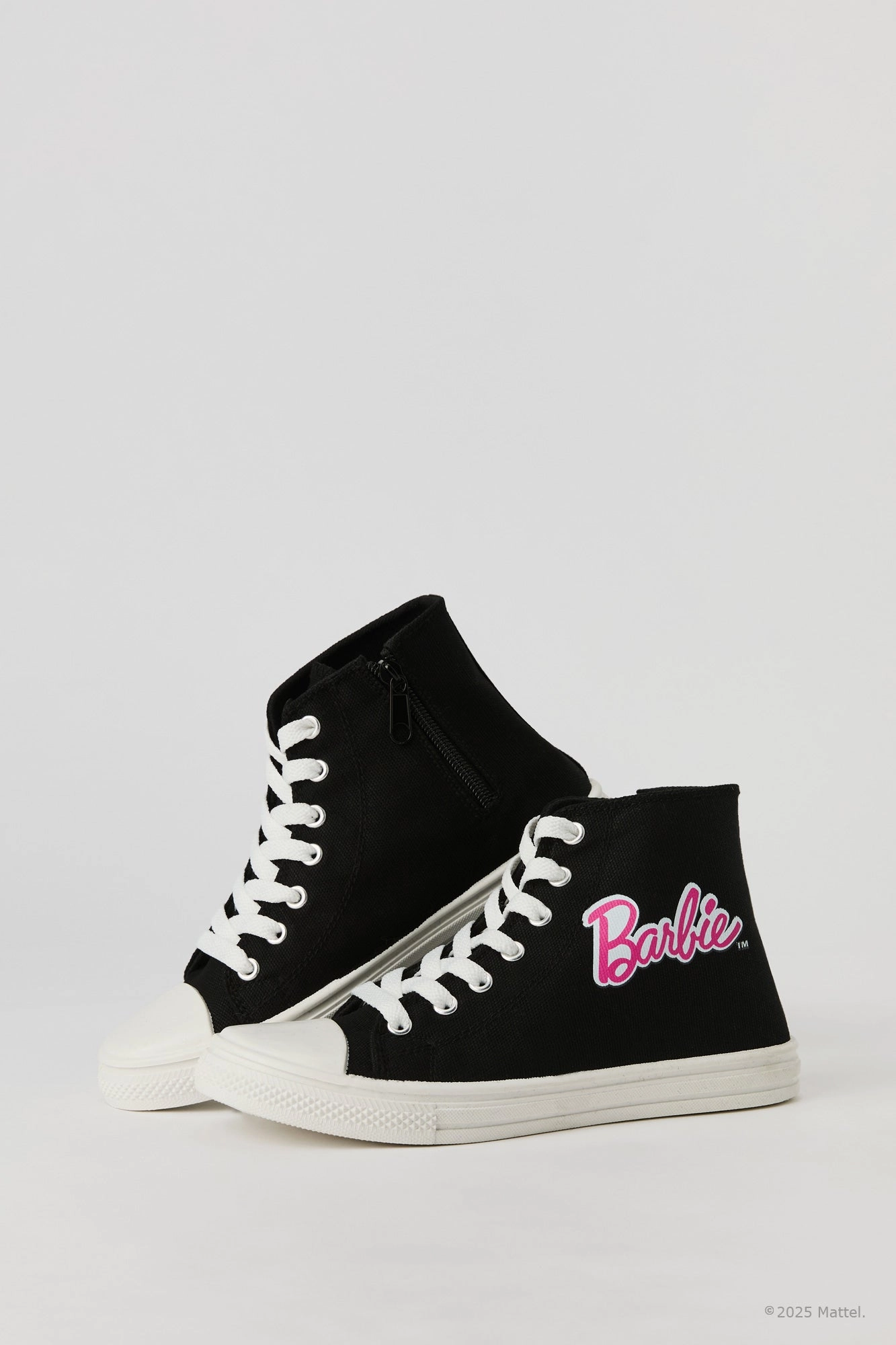 Espadrilles montantes lacées à imprimé Barbie™ pour fille