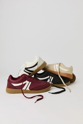 Espadrilles rétro avec semelles de caoutchouc
