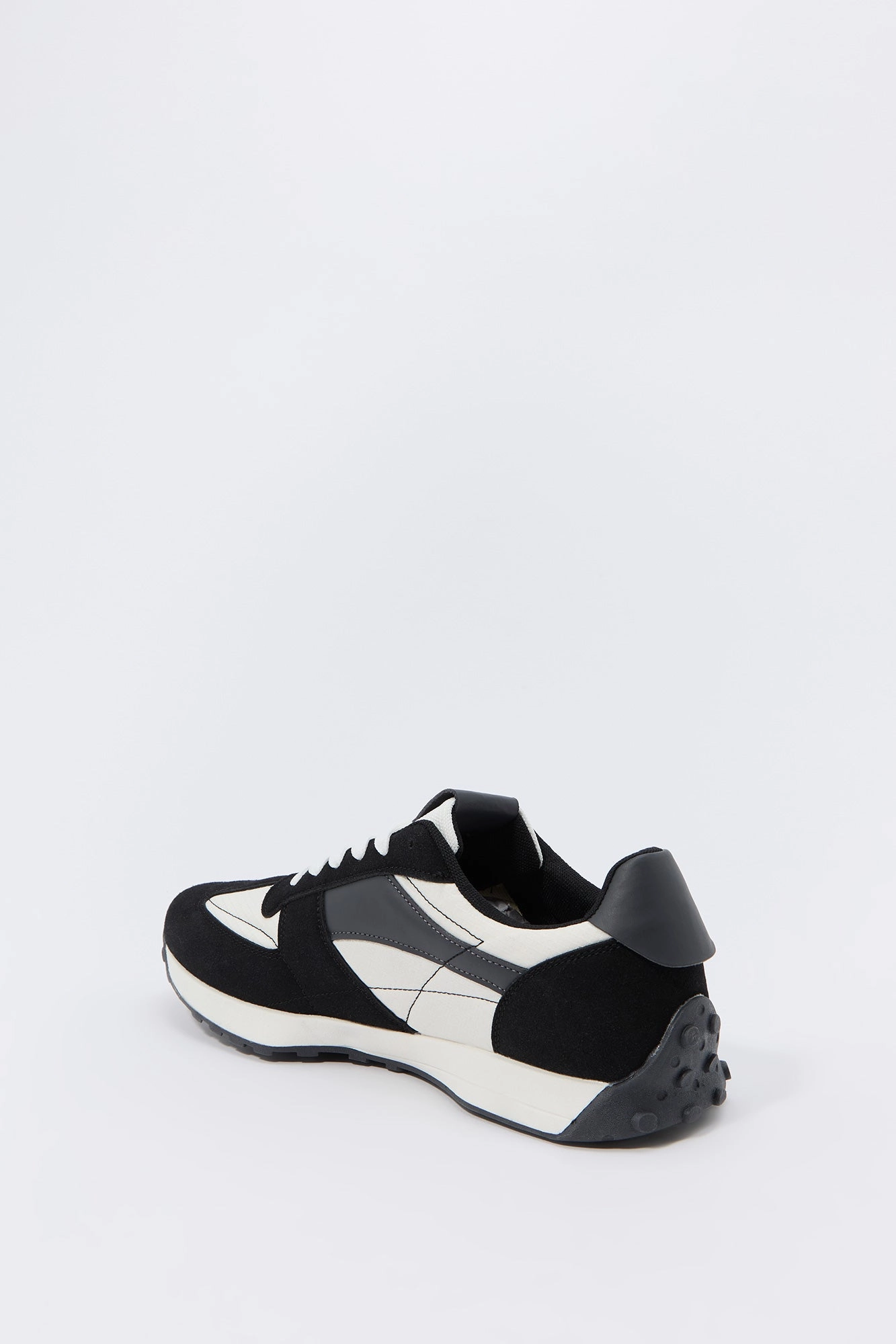 Faux Suede Colourblock Sneaker