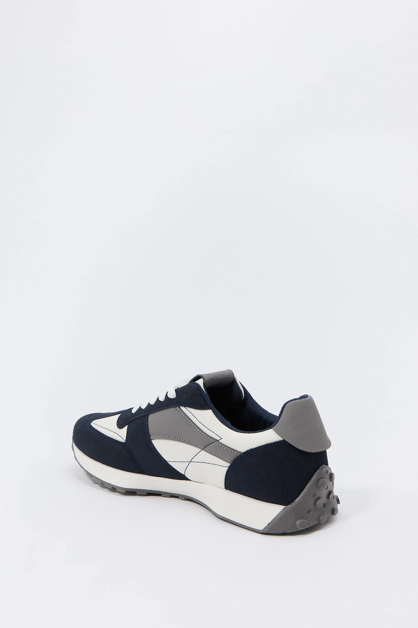 Faux Suede Colourblock Sneaker