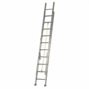 Featherlite 3228D - 28 ft Aluminum Extension Ladder, 300 lb Load Capacity, Type IA,
