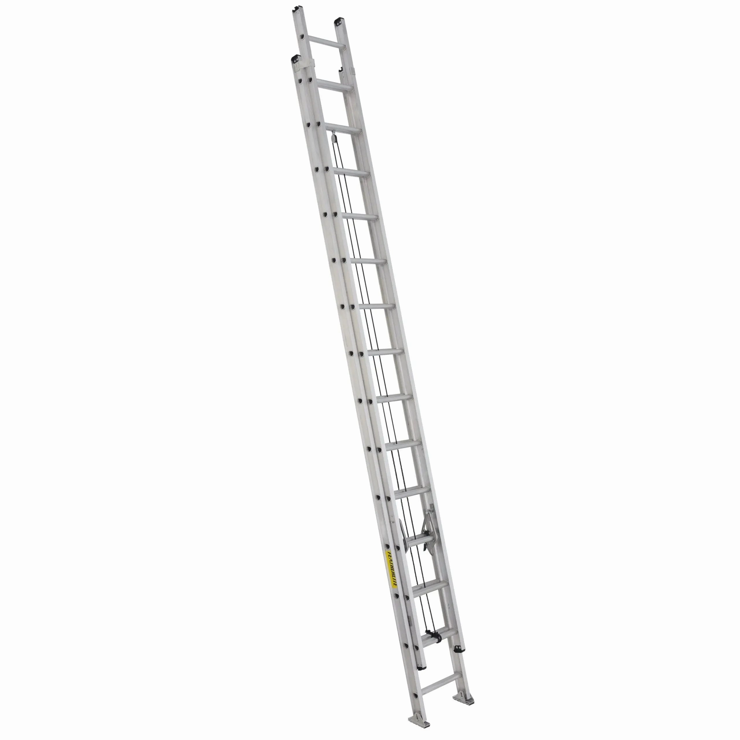 Featherlite 3228D - 28 ft Aluminum Extension Ladder, 300 lb Load Capacity, Type IA,
