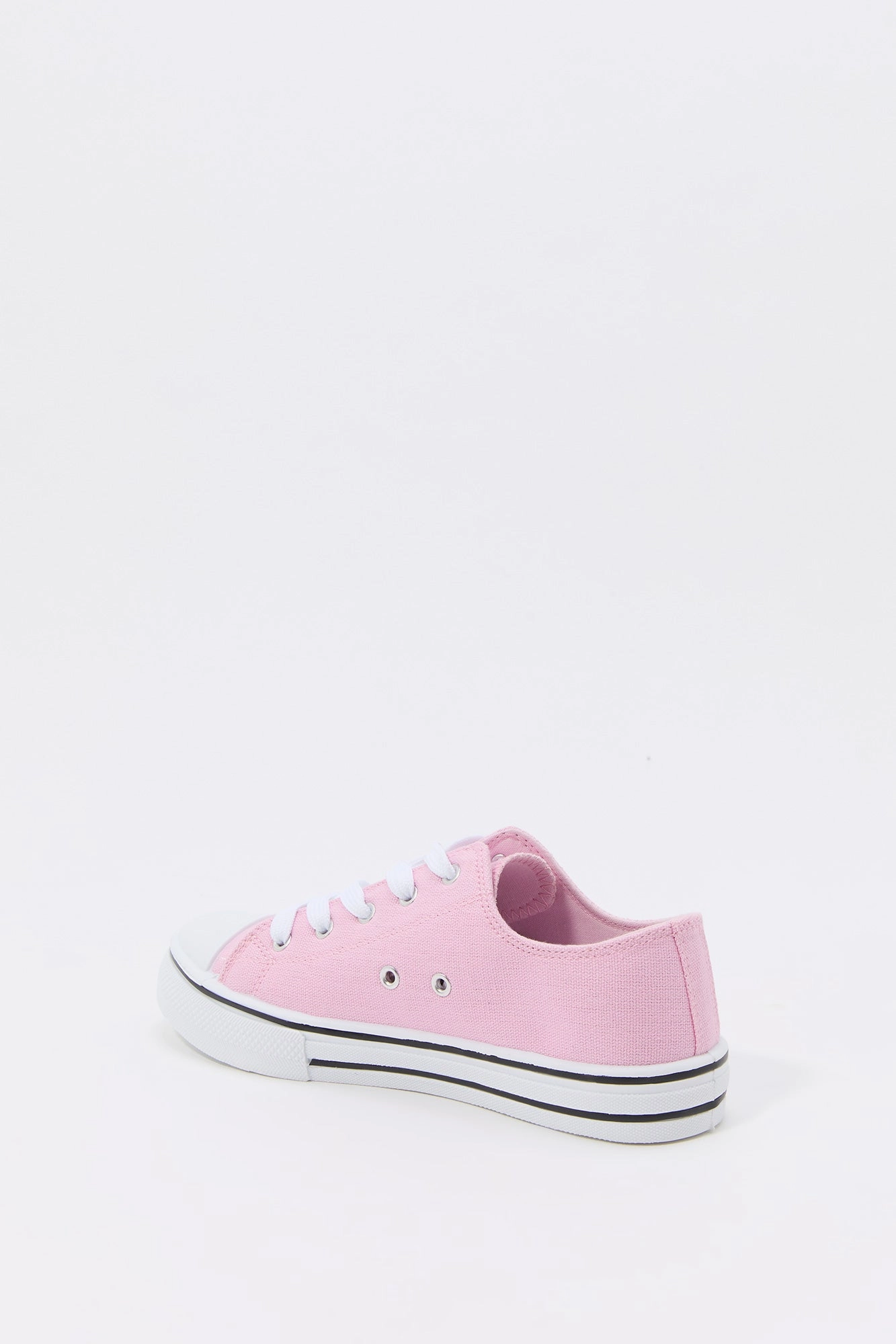 Girls Lace Up Low Top Platform Sneaker