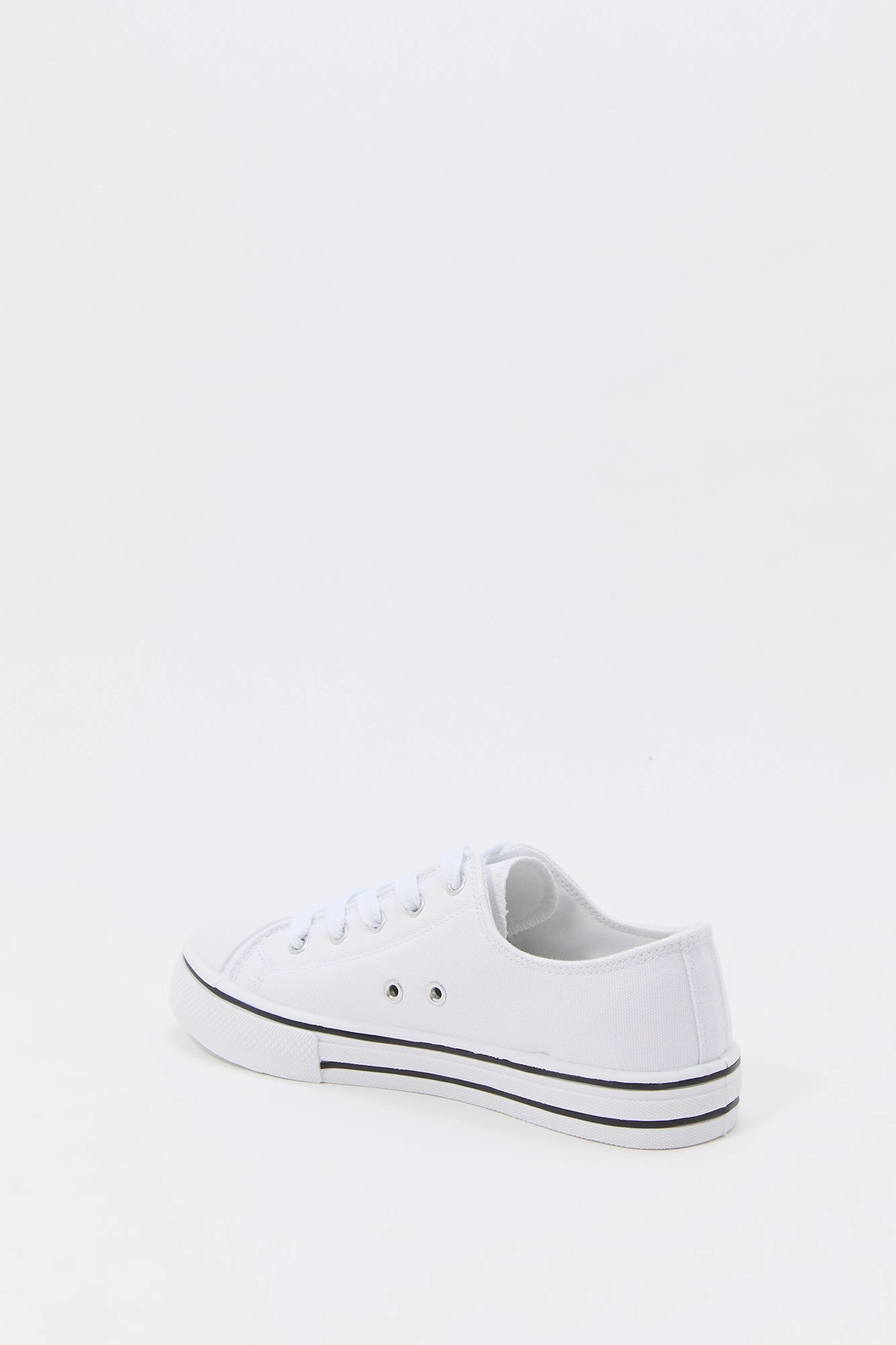Girls Lace Up Low Top Platform Sneaker