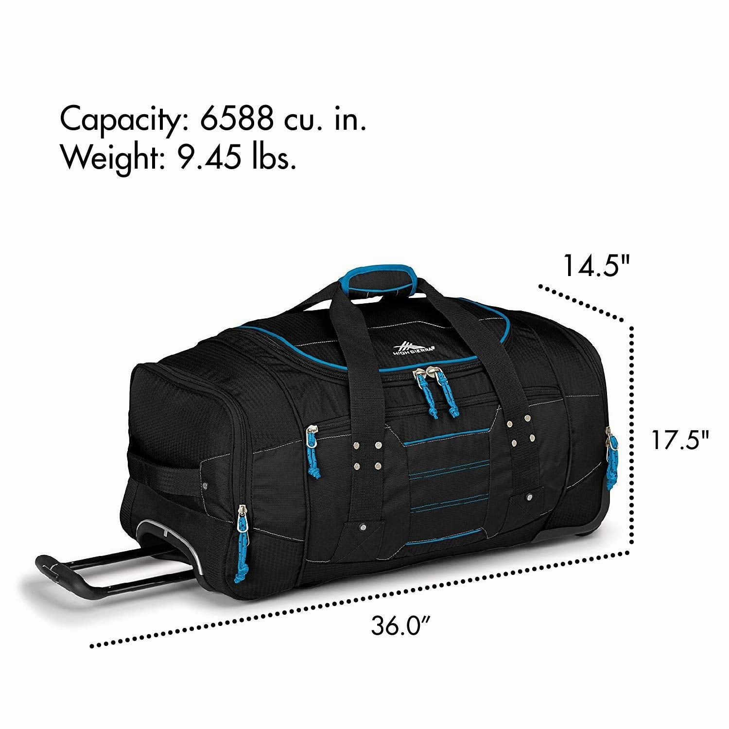 High Sierra Ultimate Access 2.0 Drop Bottom 30" 2-Wheel Wheeled Duffel Bags