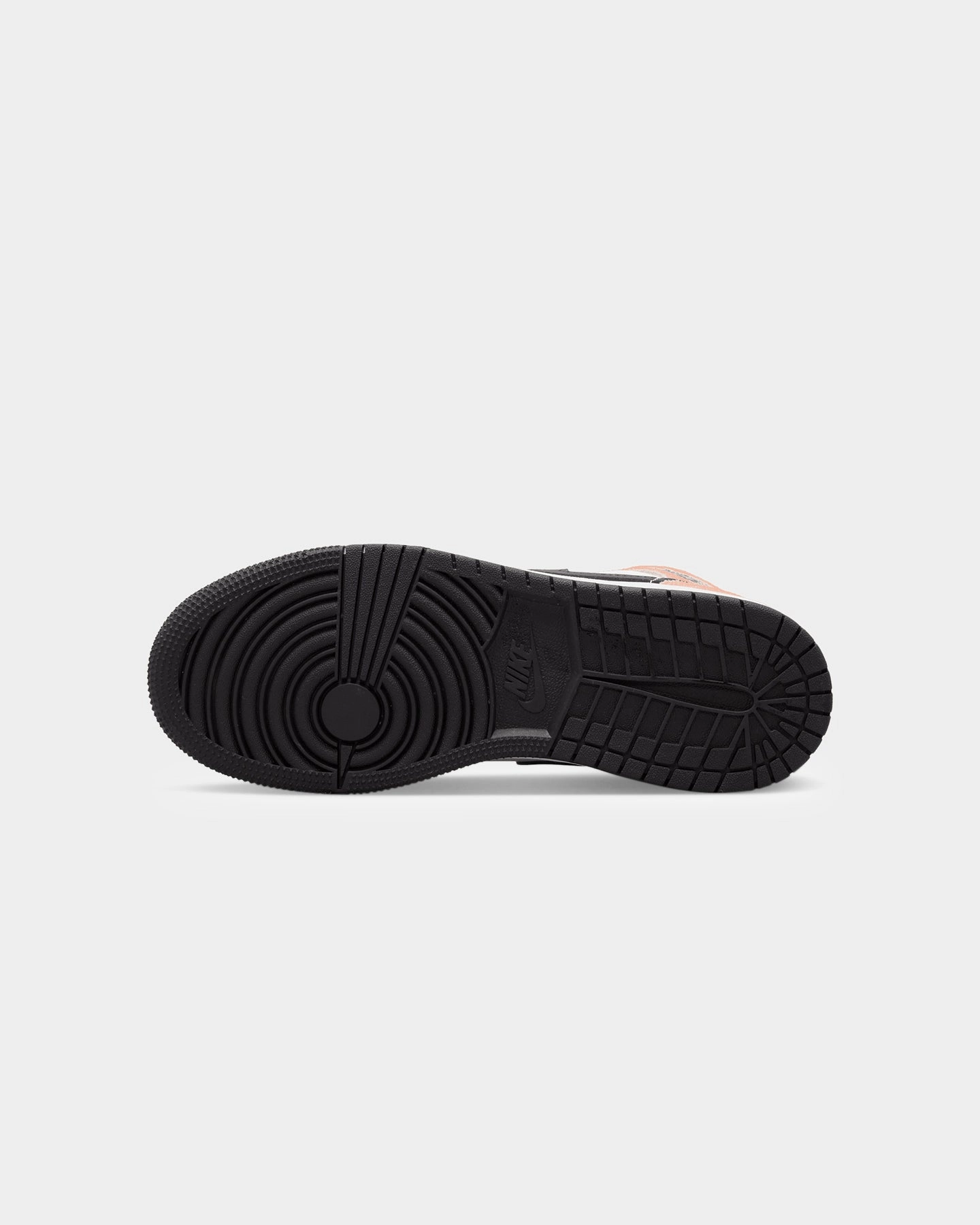 Jordan Kids' Air Jordan 1 Mid SE Orange Suede Team Orange/Black