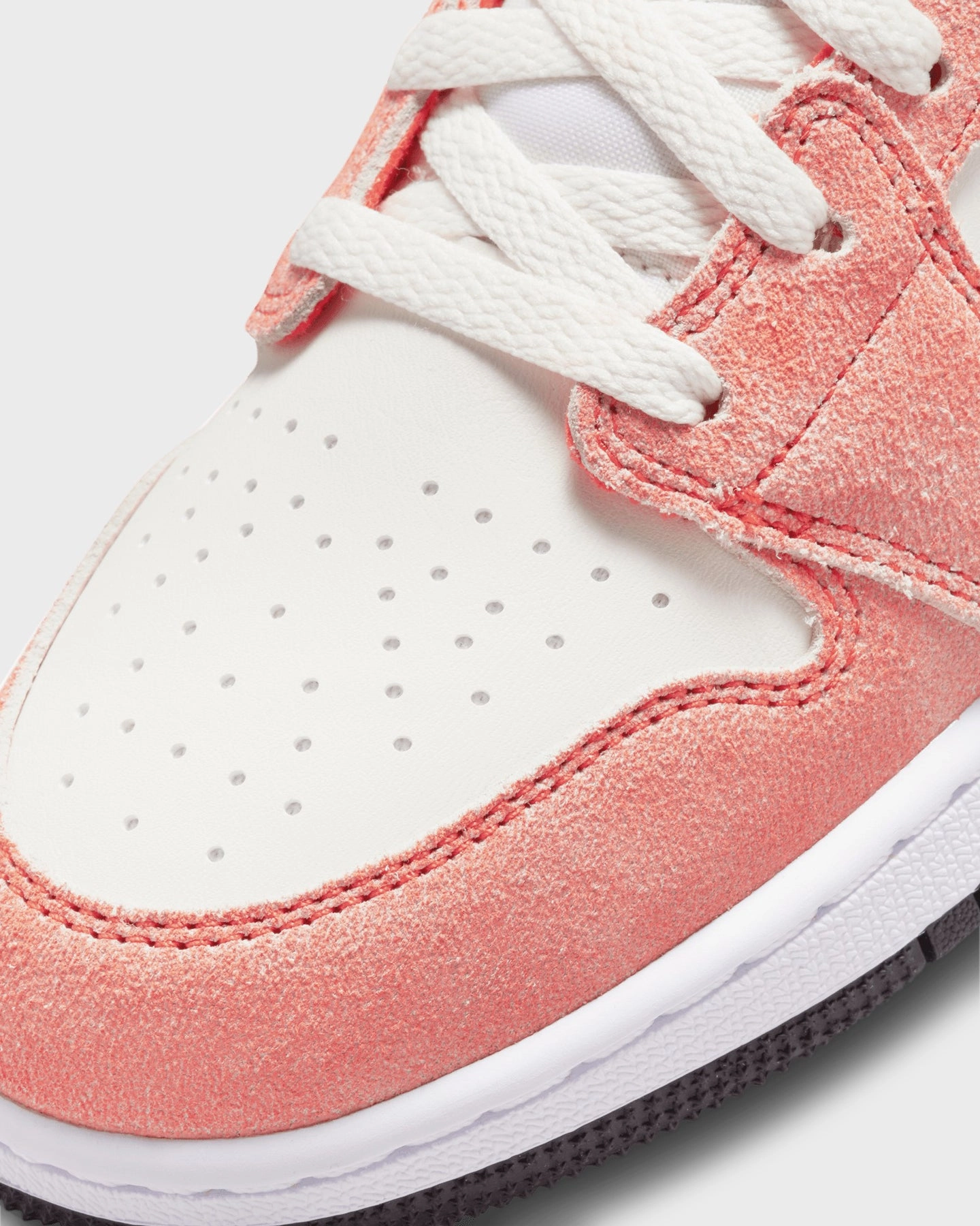 Jordan Kids' Air Jordan 1 Mid SE Orange Suede Team Orange/Black