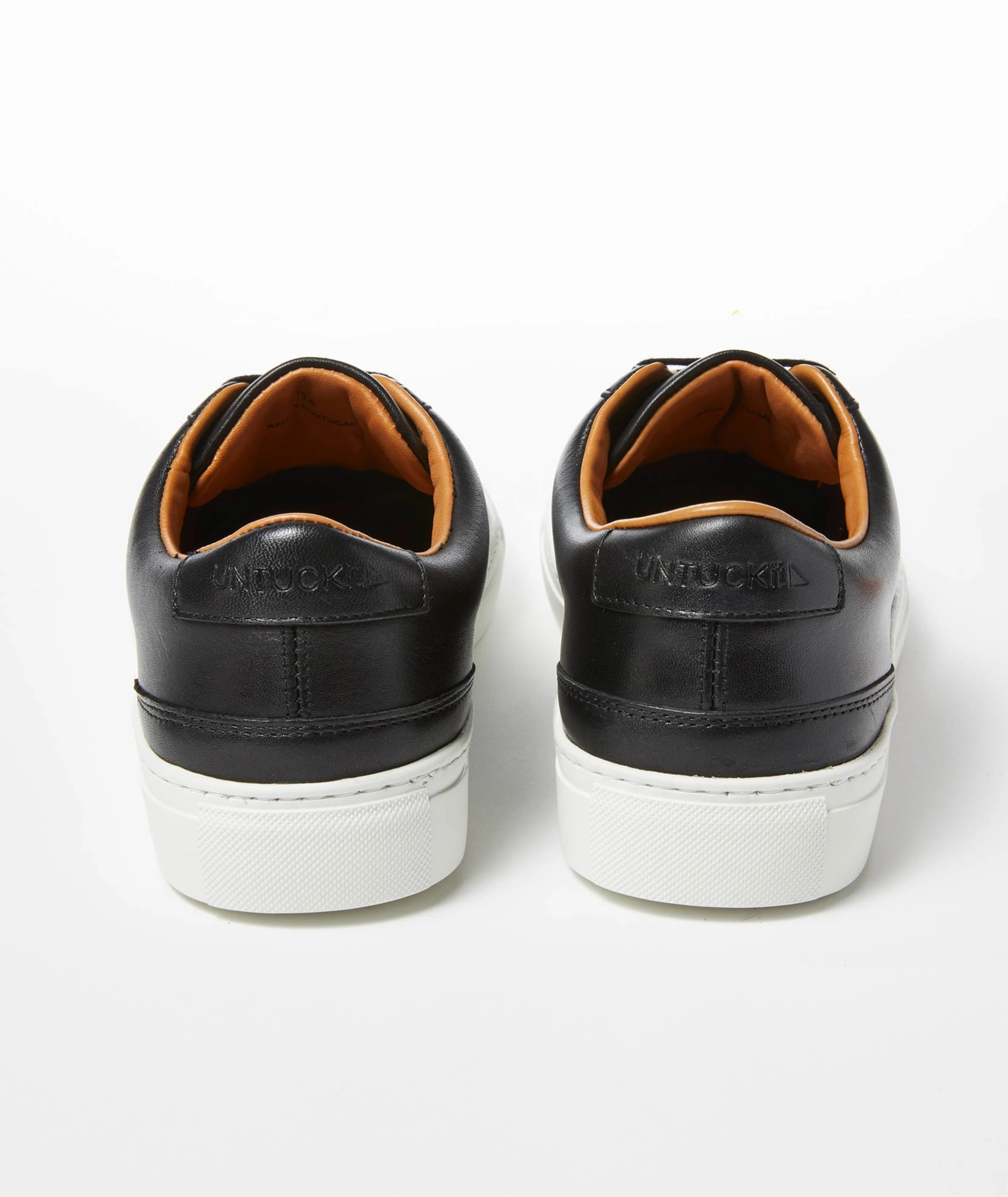 Leather Lace-Up Sneakers