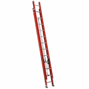 LOUISVILLE LADDER FE3224 - 24-FOOT FIBERGLASS EXTENSION LADDER, TYPE IA, 300-POUND LOAD CAPACITY