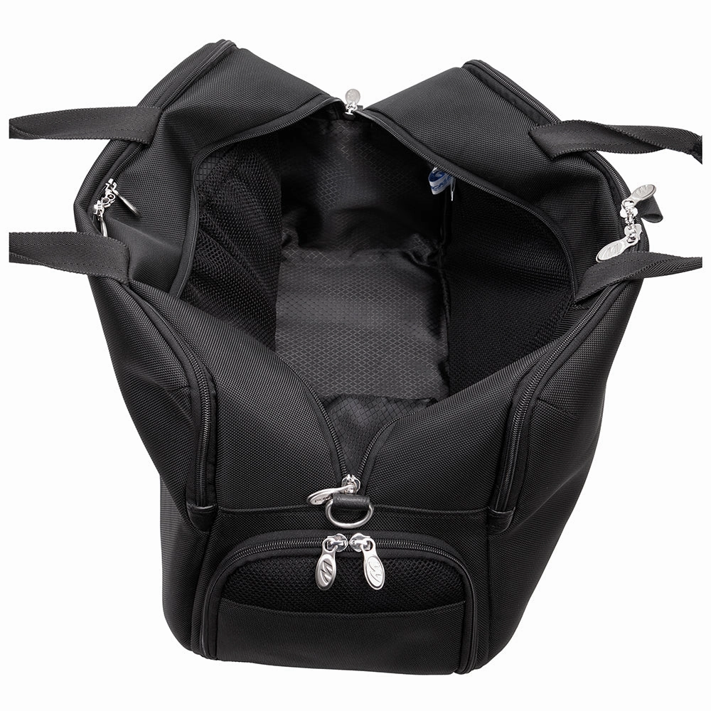 McKlein 22" Nylon Triple Compartment Travel Laptop Duffel