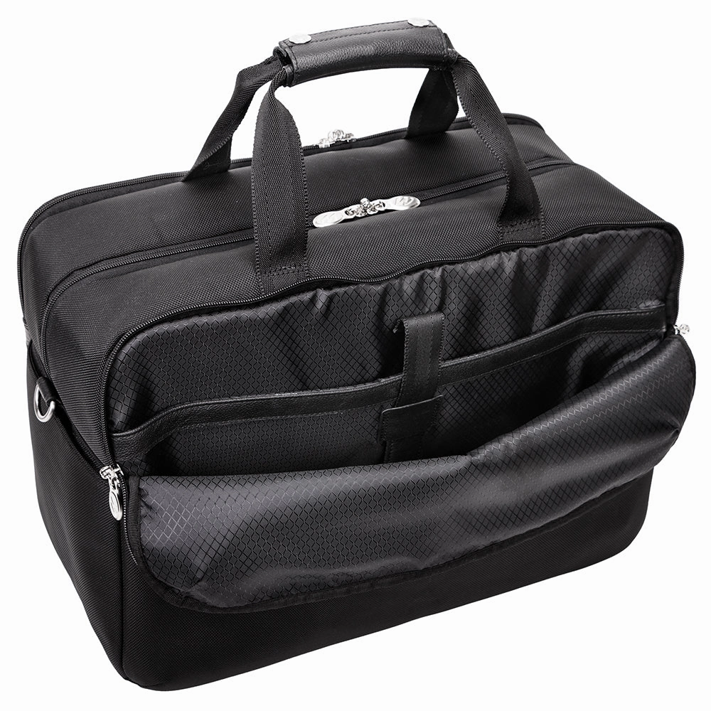 McKlein 22" Nylon Triple Compartment Travel Laptop Duffel