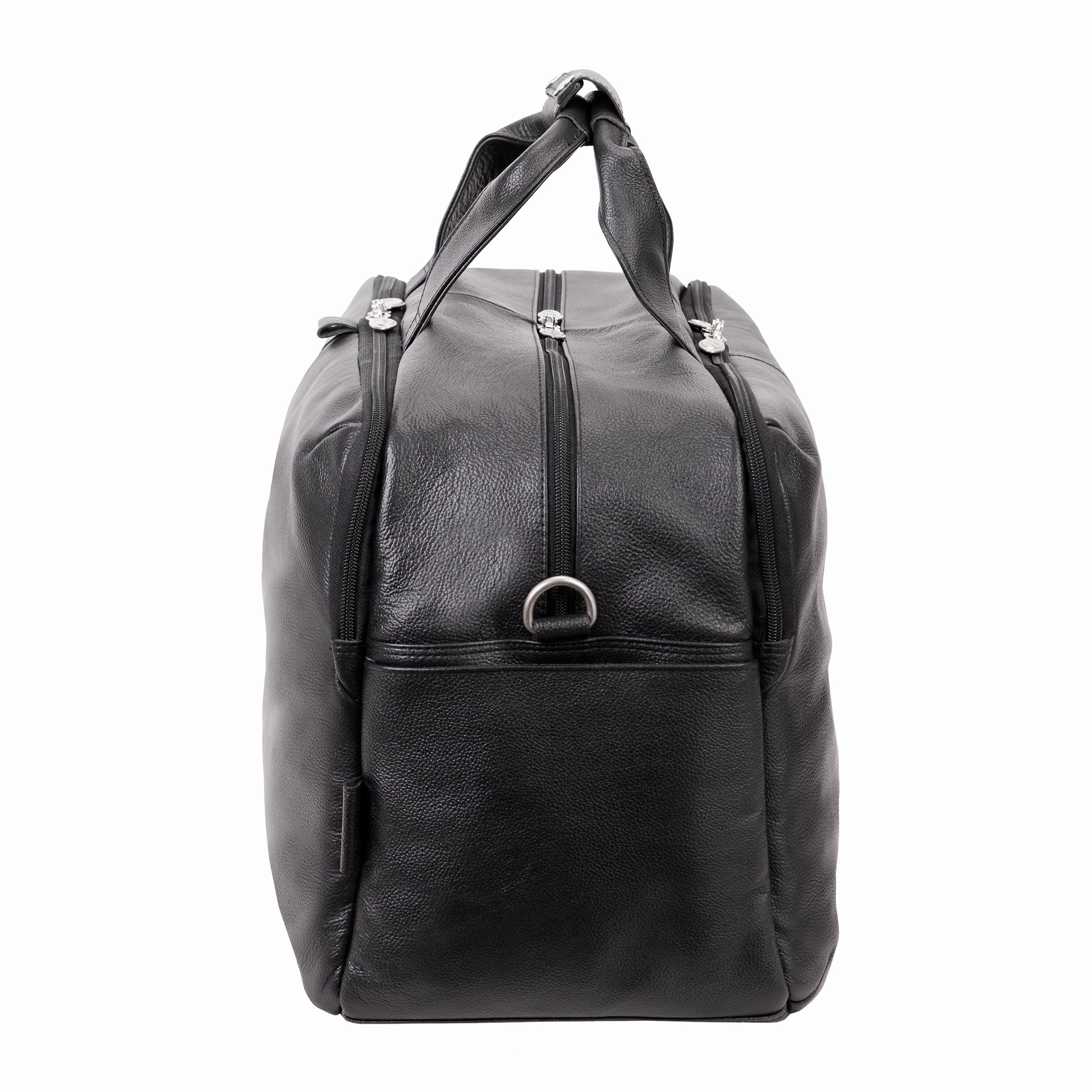 McKlein USA Avondale 22" Leather Triple Compartment Carry-All Travel Laptop Duffel