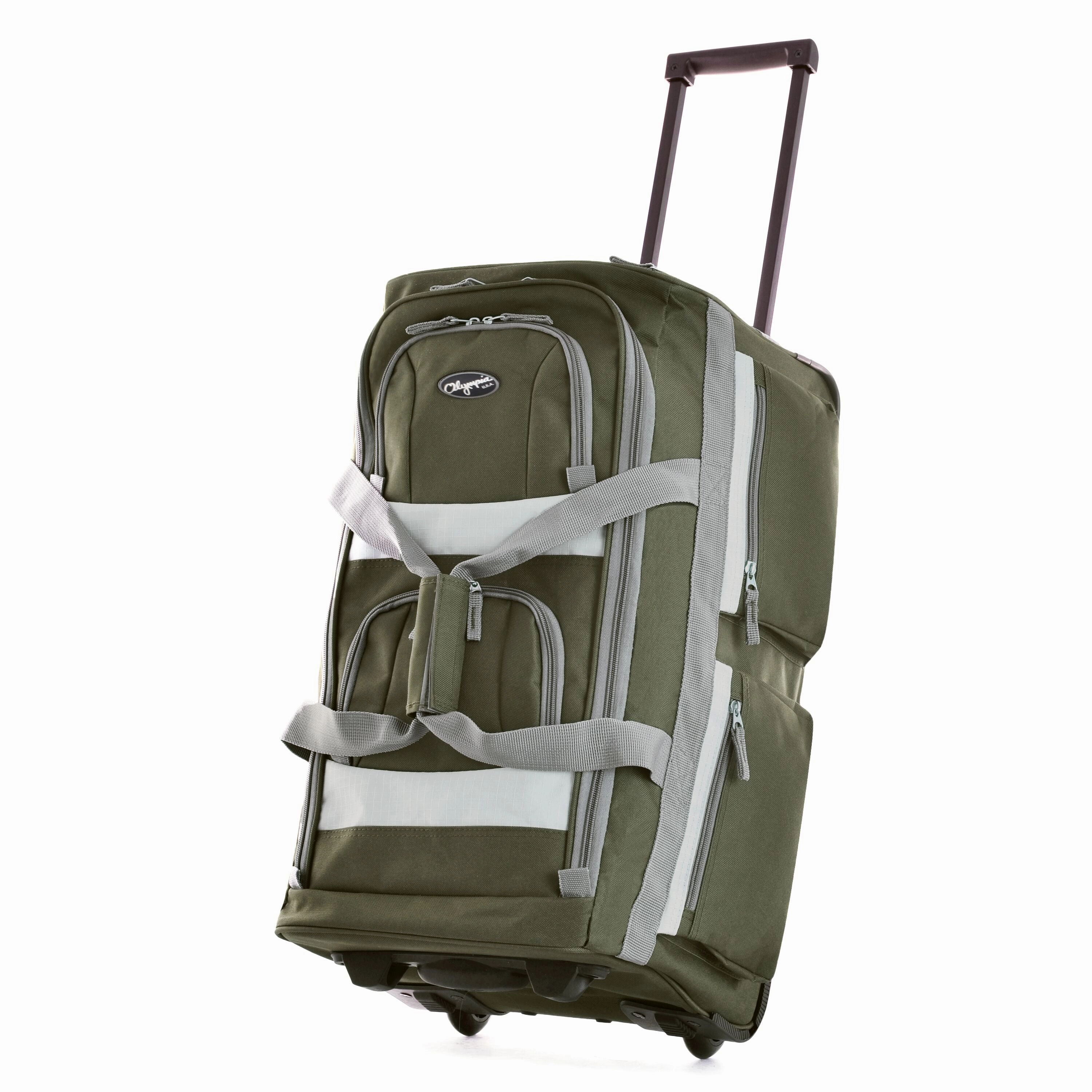 Olympia USA 22" 8 Pocket Rolling Duffel Bag