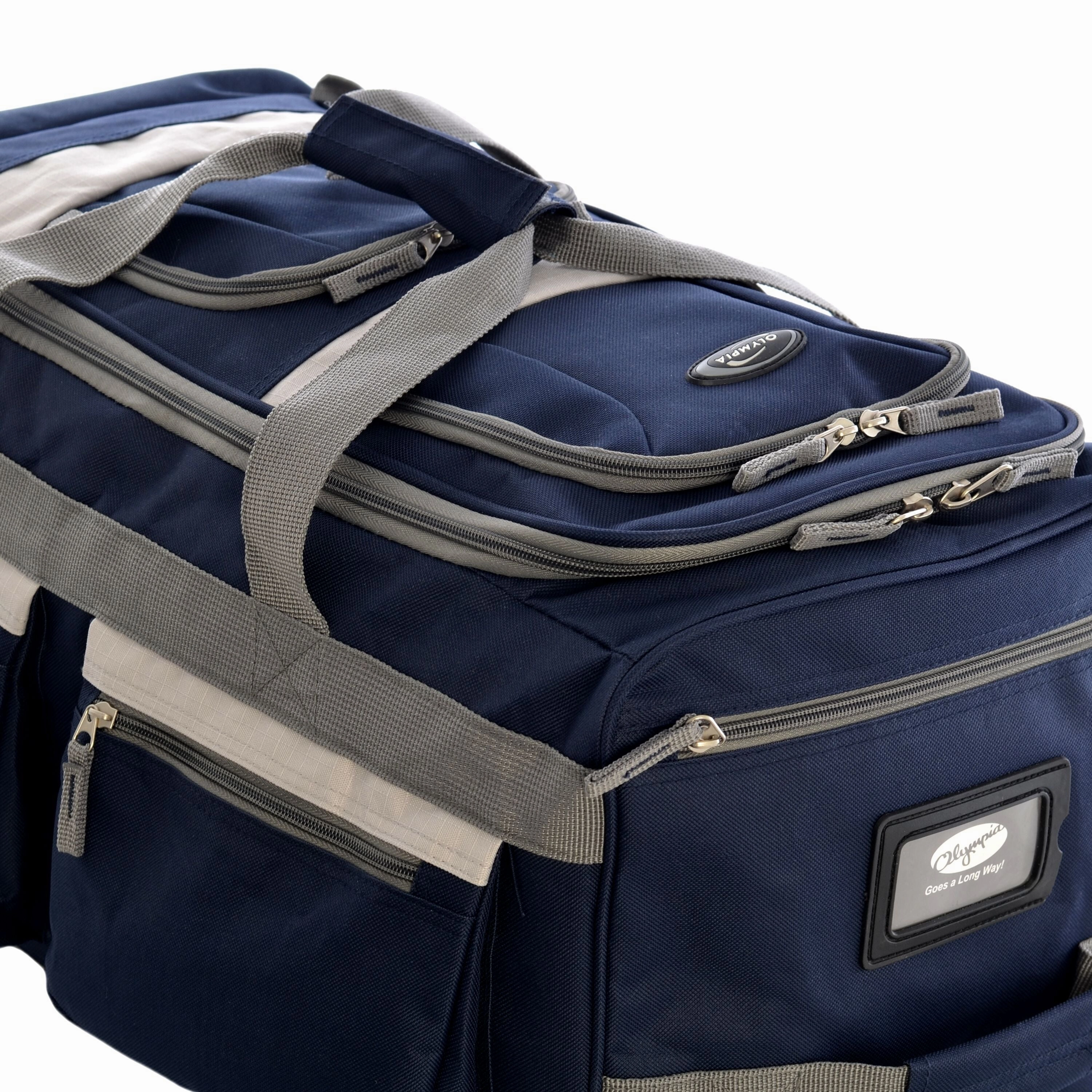 Olympia USA 22" 8 Pocket Rolling Duffel Bag