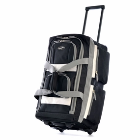 Olympia USA 22" 8 Pocket Rolling Duffel Bag