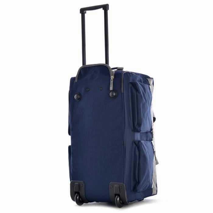 Olympia USA 26" 8 Pocket Rolling Duffel Bag Navy