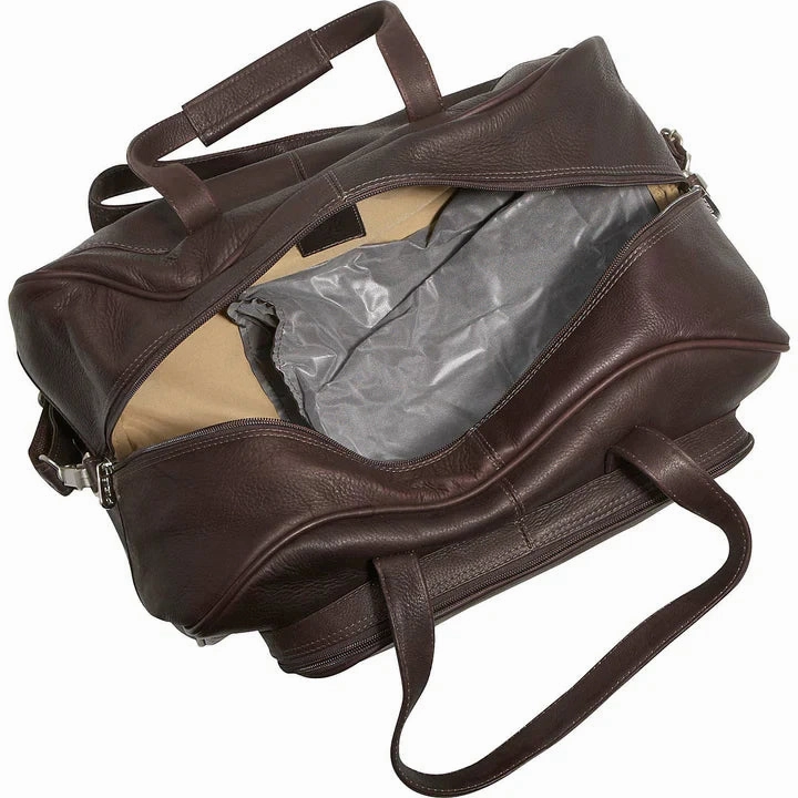 Piel Deluxe Carry On Leather Duffel