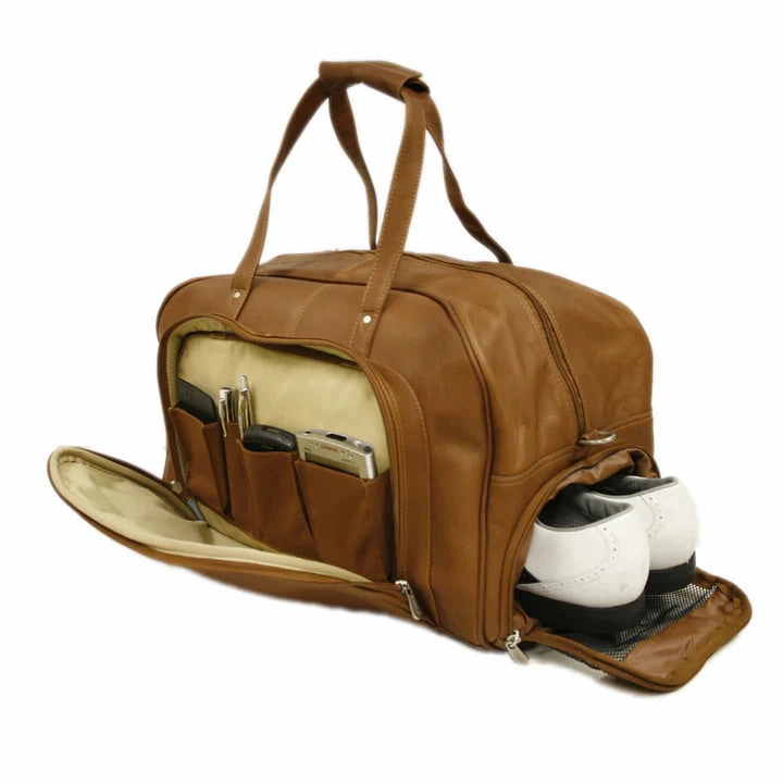 Piel Deluxe Carry On Leather Duffel