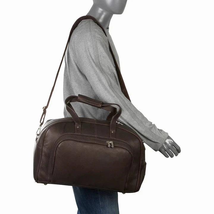 Piel Deluxe Carry On Leather Duffel