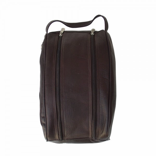 Piel Leather Double Compartment Shoe Bag