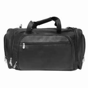 Piel Leather Multi Compartment Duffel Bag
