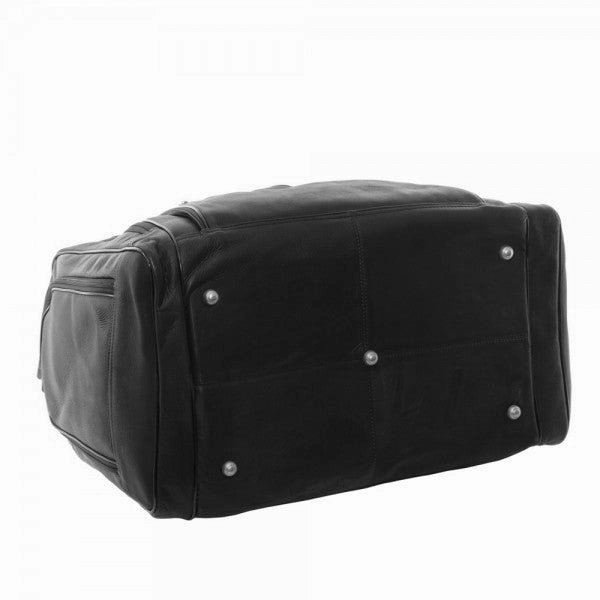 Piel Leather Multi Compartment Duffel Bag