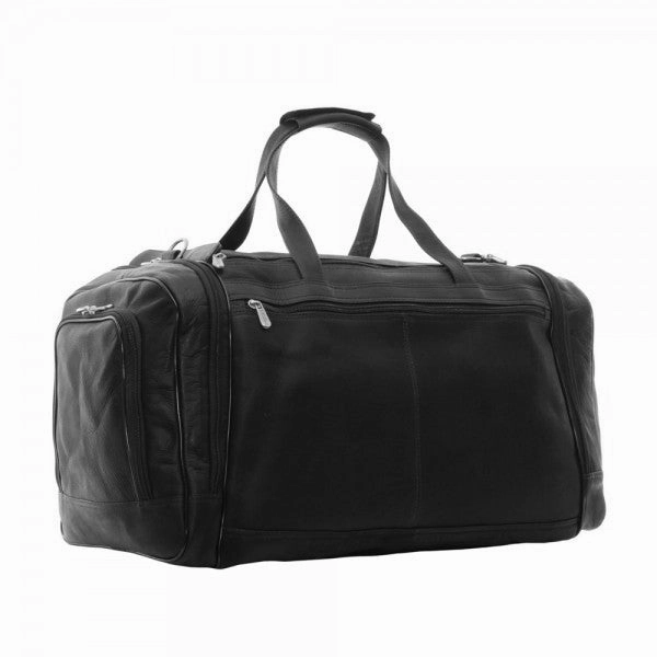 Piel Leather Multi Compartment Duffel Bag