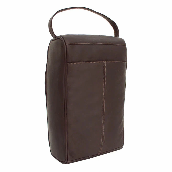 Piel U Zip Shoe Bag