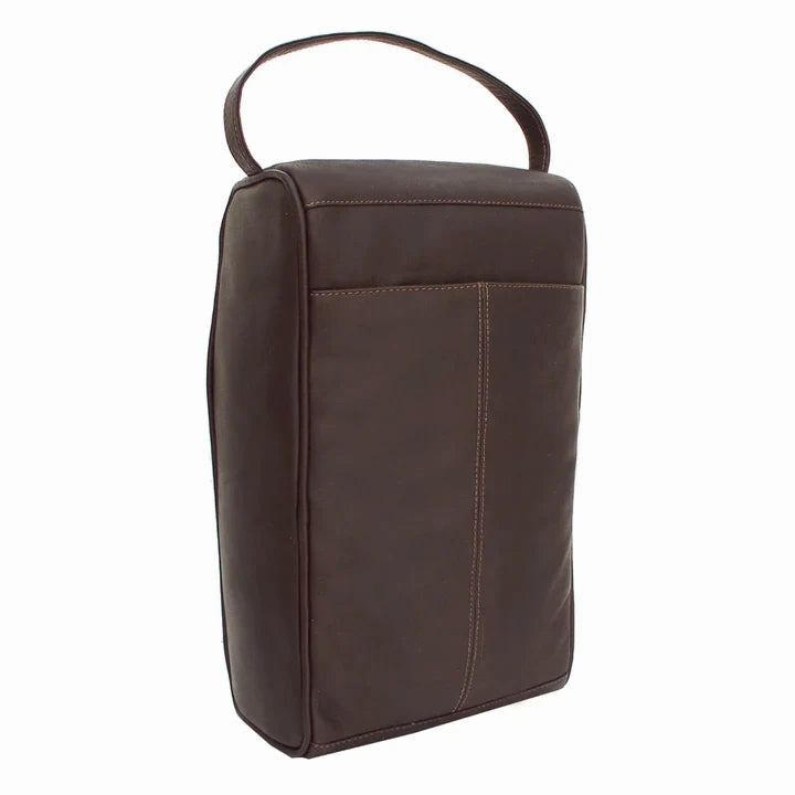 Piel U Zip Shoe Bag