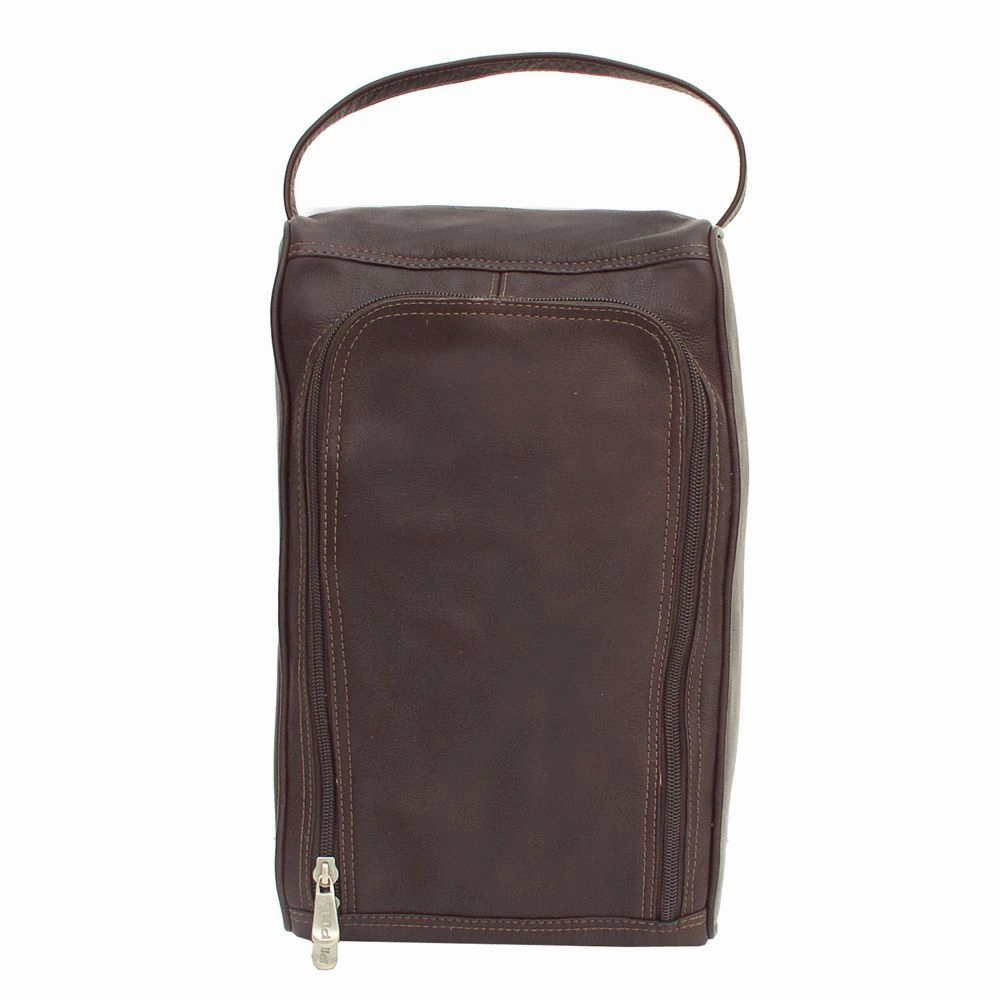 Piel U Zip Shoe Bag