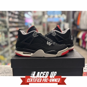 PRE OWNED Air Jordan 4 Retro Bred (2019) (GS)