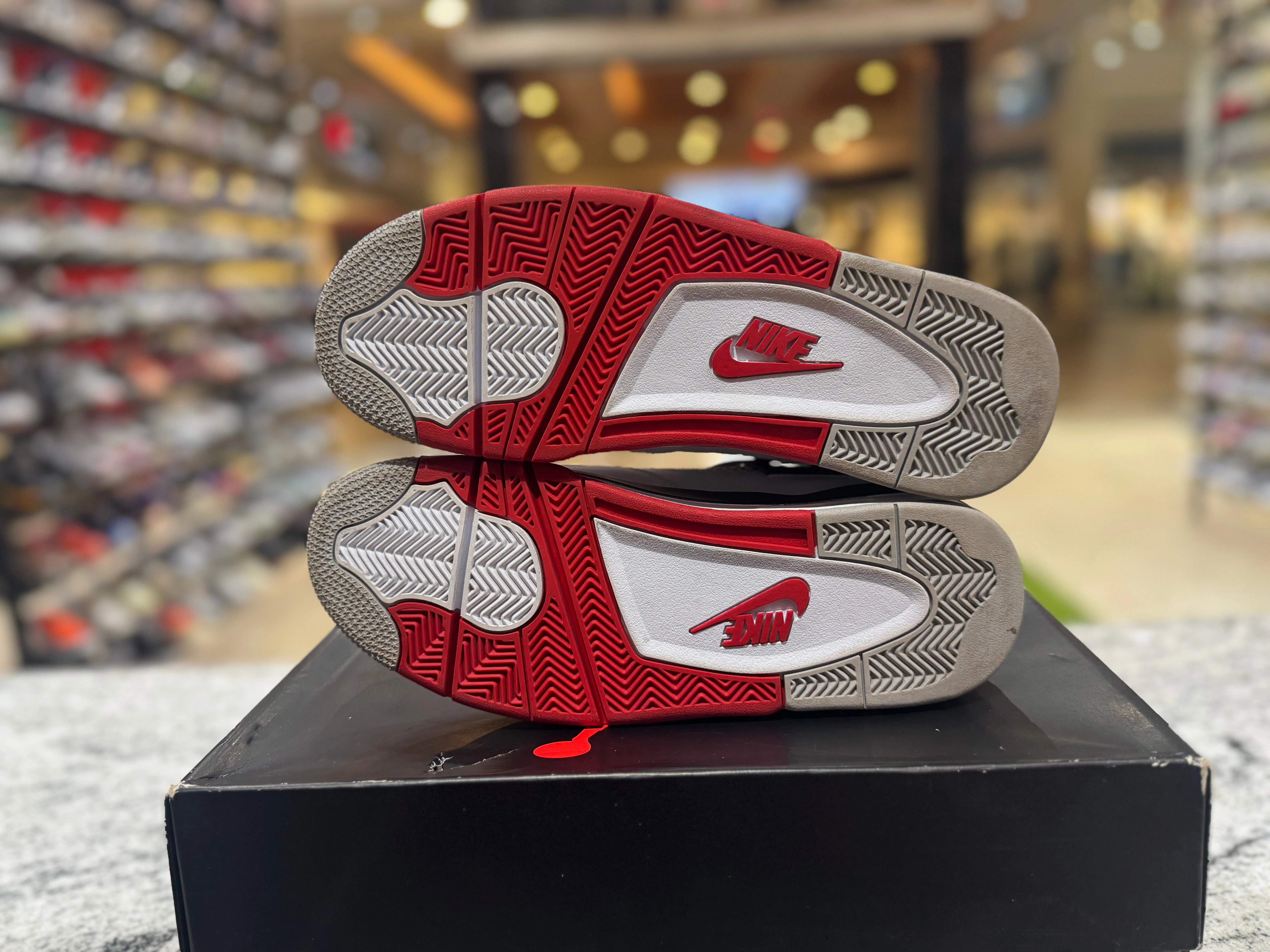 PRE OWNED Air Jordan 4 Retro Fire Red