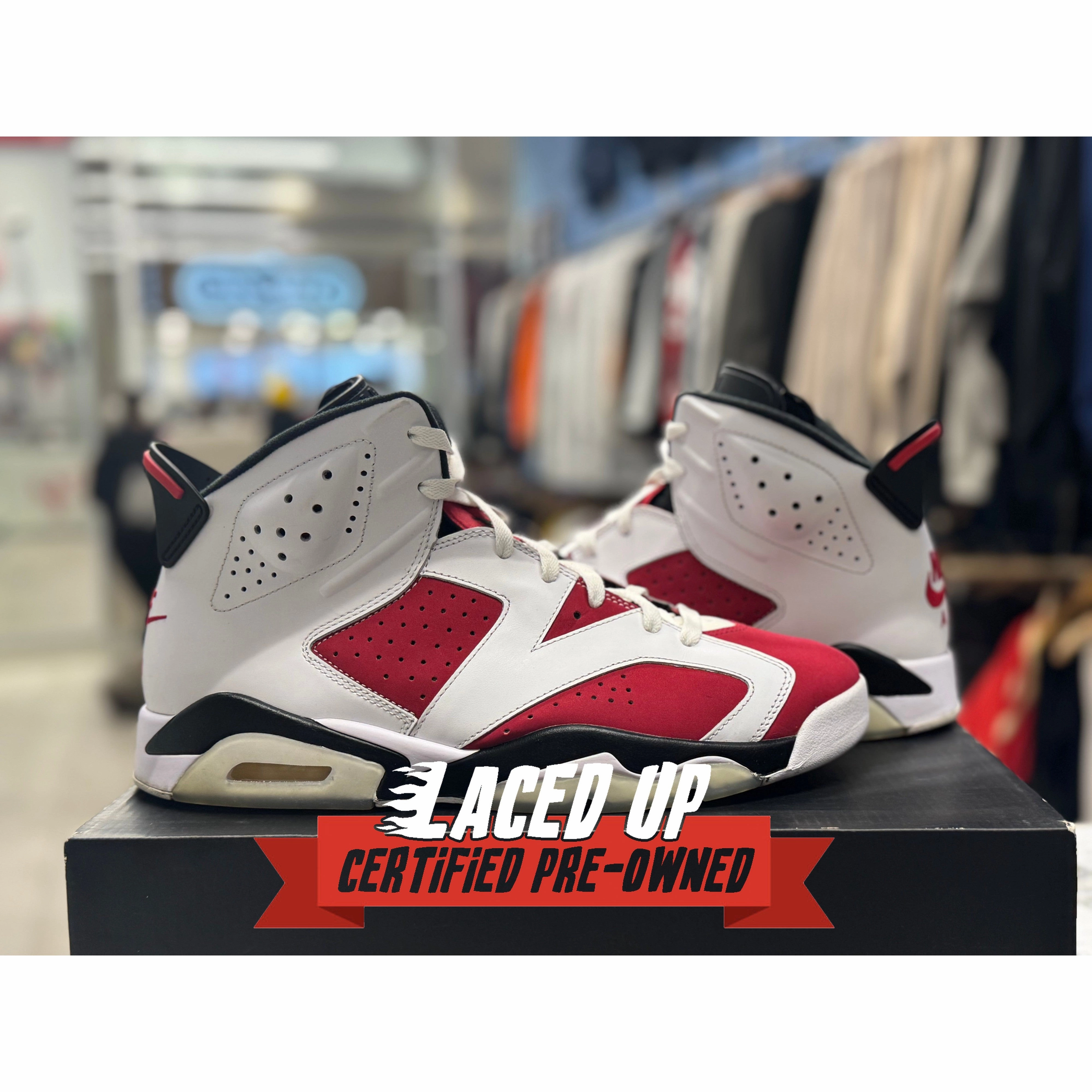 PRE OWNED Air Jordan Retro 6 Carmine (2021)