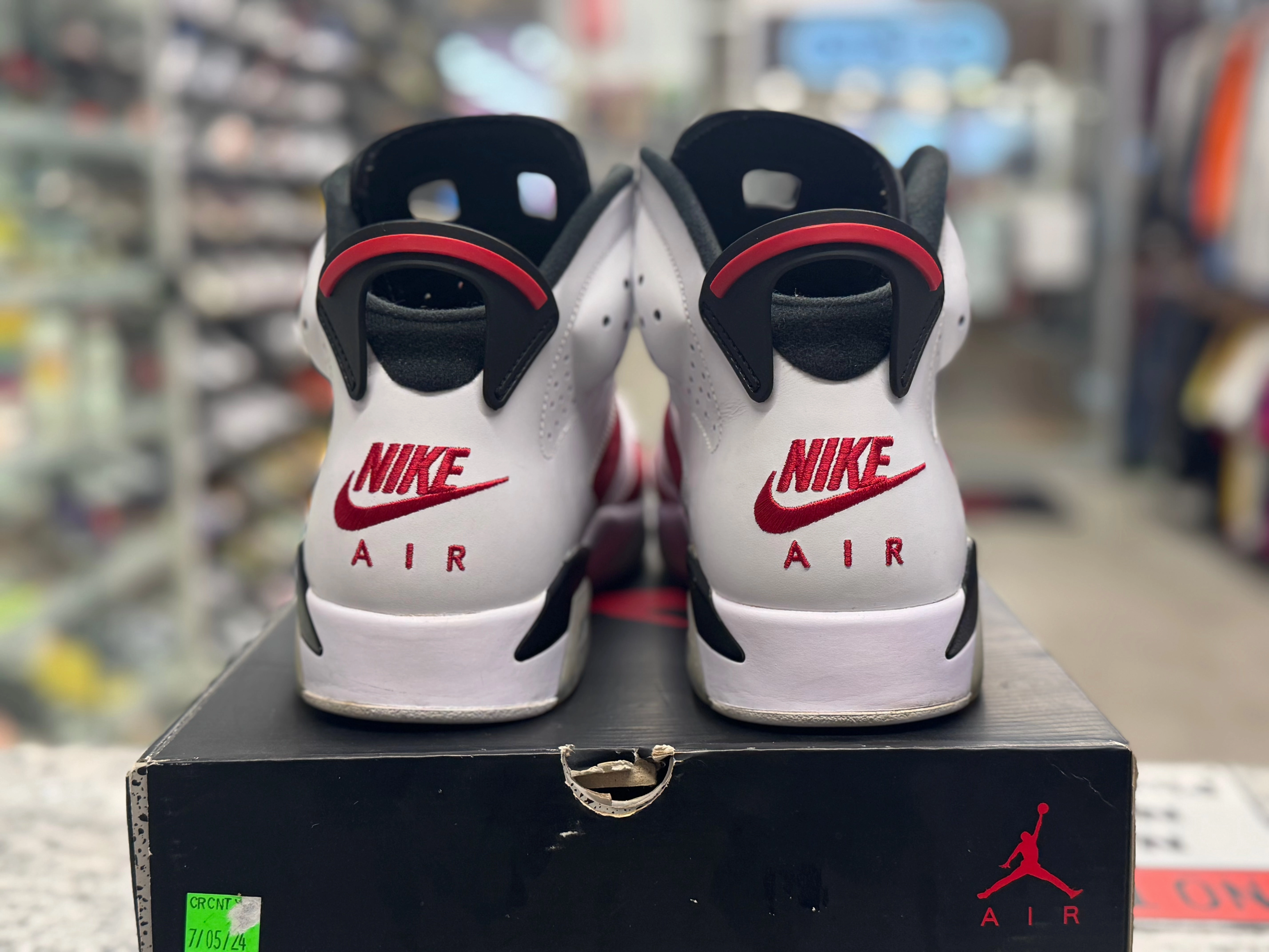 PRE OWNED Air Jordan Retro 6 Carmine (2021)